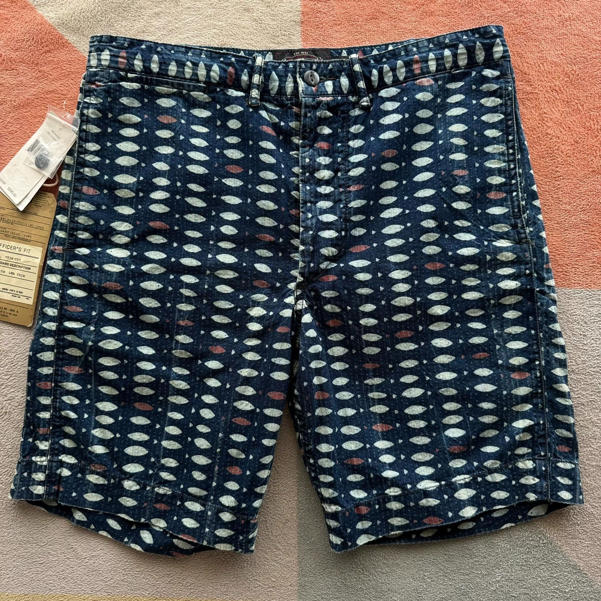 RRL Ralph Lauren Ralph Lauren Double RL Fish Shorts Size US 29 - 1 Thumbnail