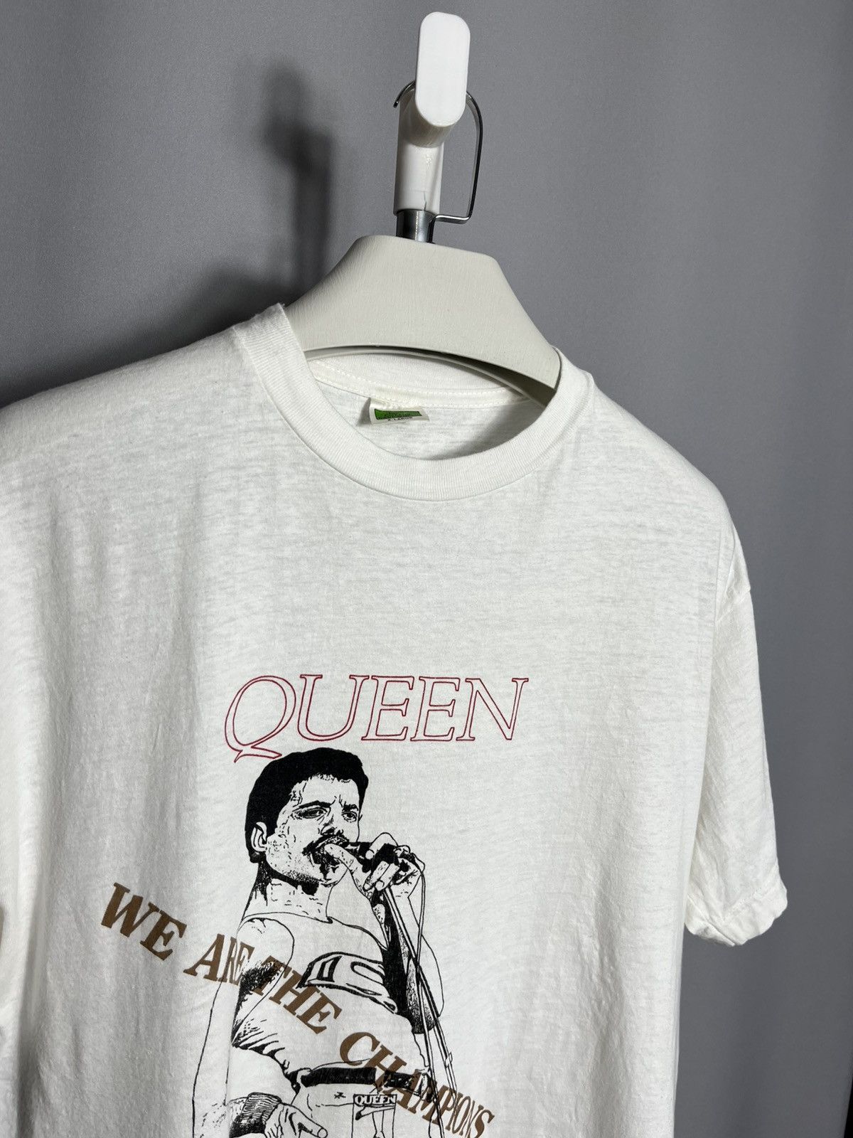 Other Queen We Are the Champions Live Aid 1985 vintage shirt Size US XL / EU 56 / 4 - 3 Thumbnail
