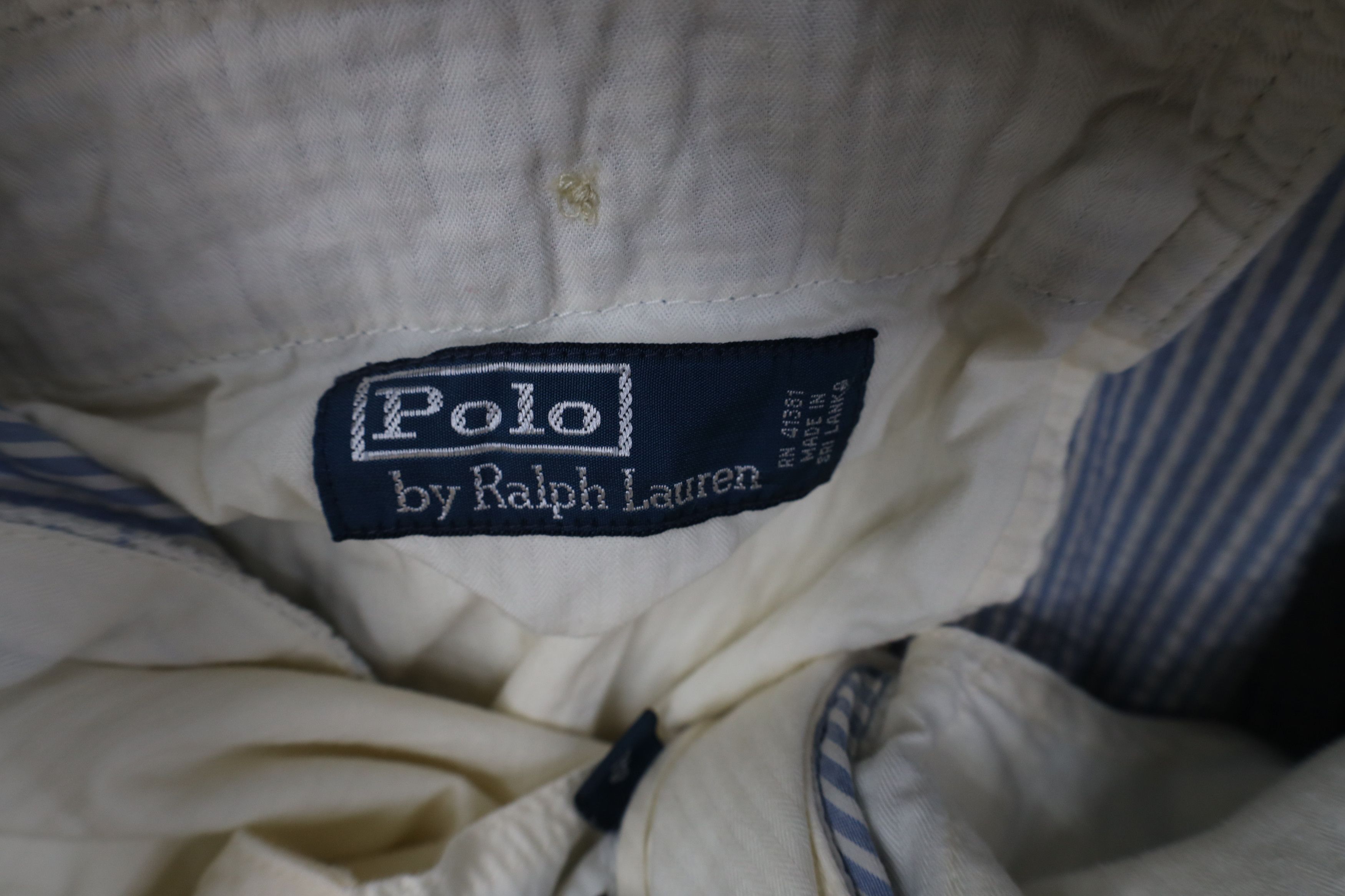 Ralph Lauren Vintage 90s Ralph Lauren Pinstriped Chino Shorts Cotton Size US 42 / EU 58 - 8 Thumbnail