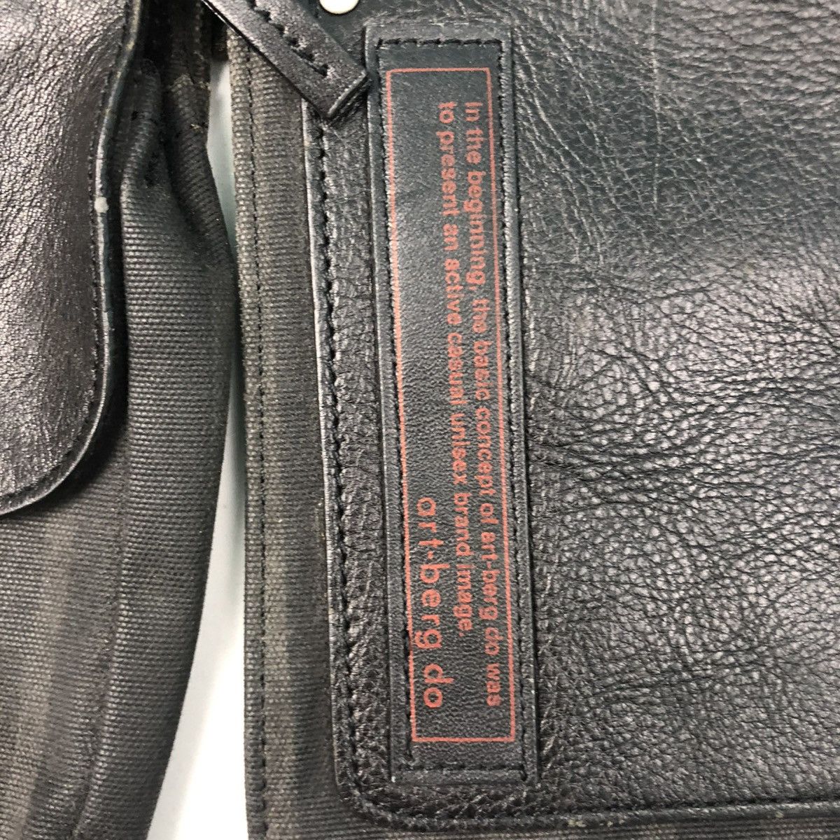 Other ‼️YES‼️ ART-BERG DO CANVAS LEATHER RARE WAIST BAG Size ONE SIZE - 5 Thumbnail