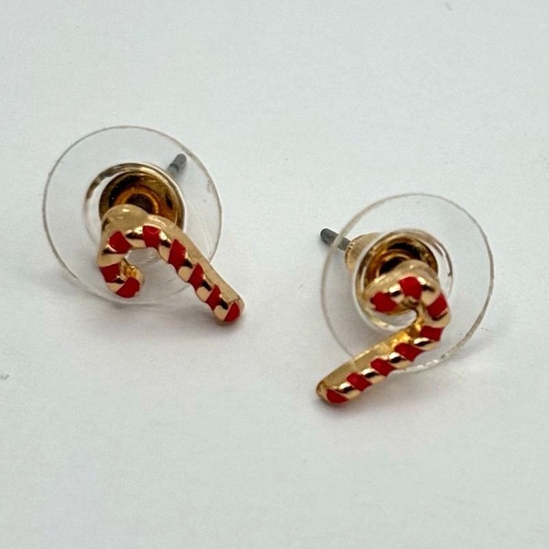 Other Red Candy Cane Earrings Size ONE SIZE - 2 Thumbnail