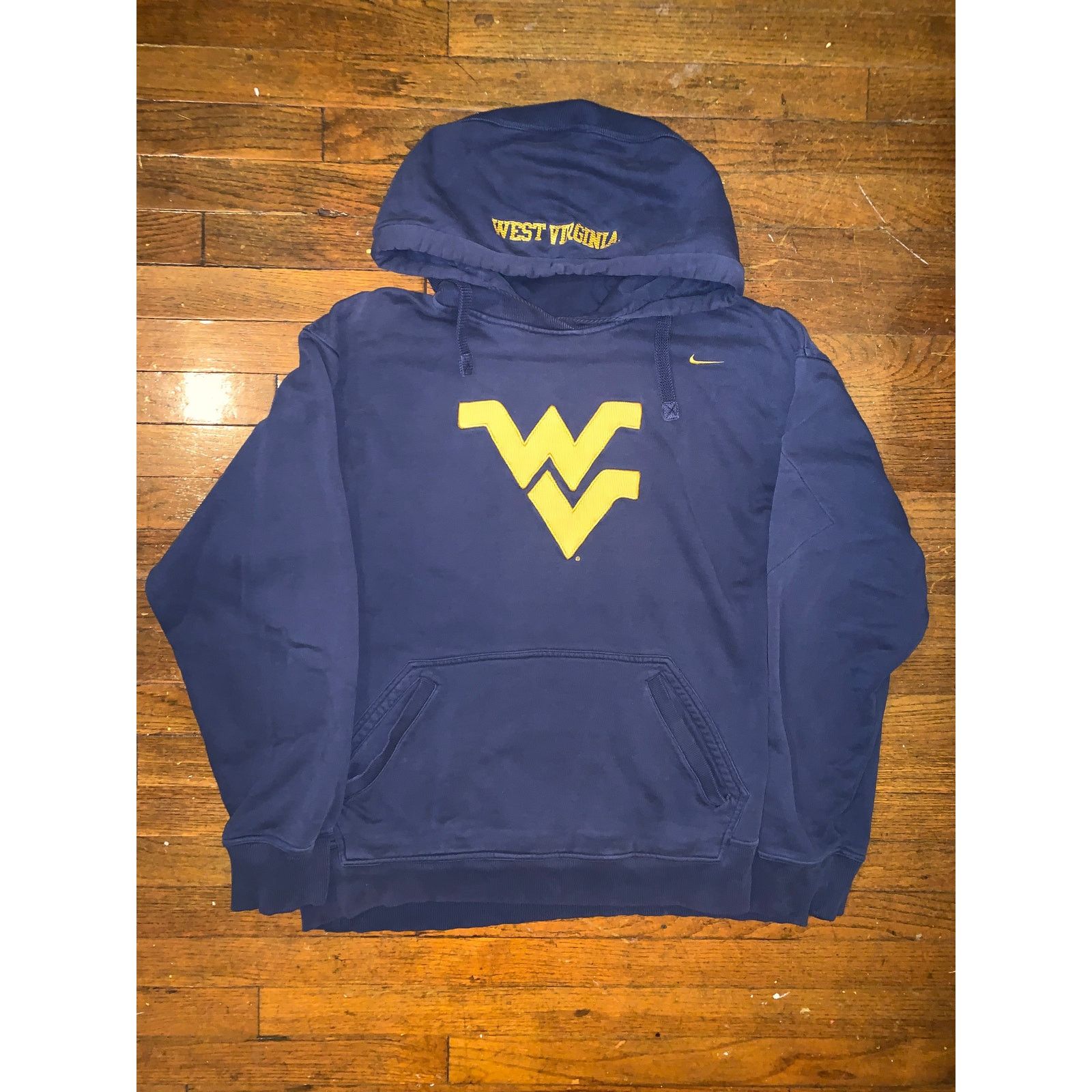 Nike West Virginia University Nike Hoodie Navy Blue Men’s XL Size US XL / EU 56 / 4 - 2 Thumbnail