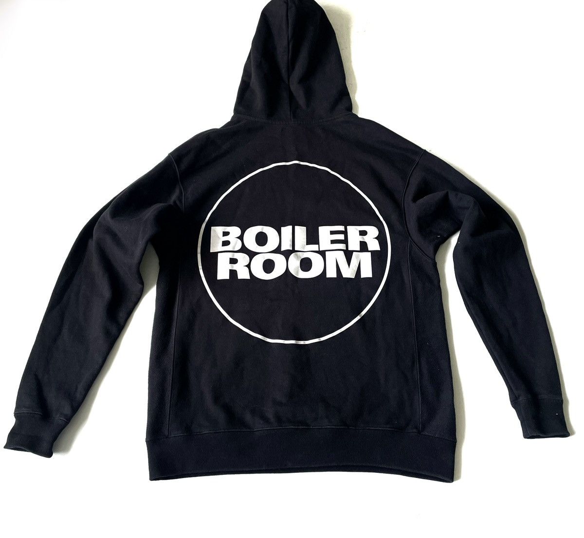 Boiler Room × Designer Boiler Room Men Black Hoodie Big Logo Size M Made Portugal Size US M / EU 48-50 / 2 - 1 Thumbnail