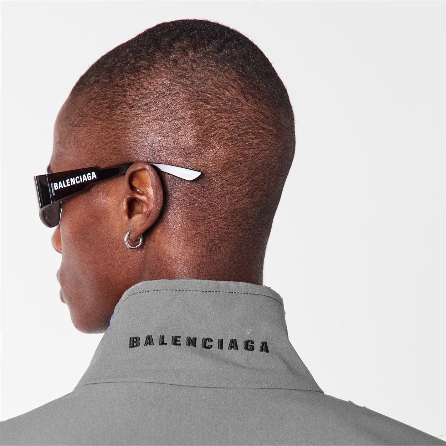 Balenciaga o1g2r1mq0226 Technical Fabric Tracksuit Jacket In Multicolor Size US S / EU 44-46 / 1 - 5 Thumbnail