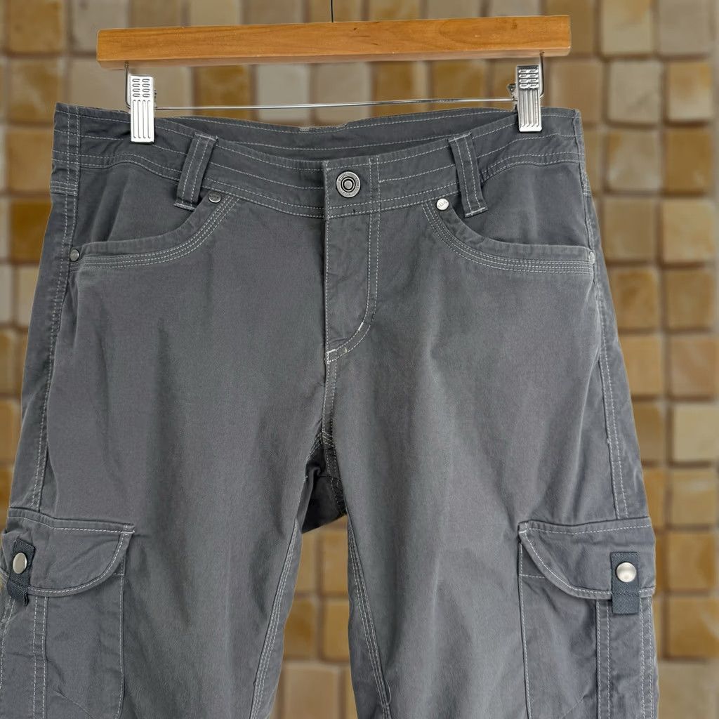 Vintage Kuhl Pants Women 8 Regular Roll Up Cargo Pockets UPF Grey 32x32.5 Size 30" / US 8 / IT 44 - 1 Thumbnail