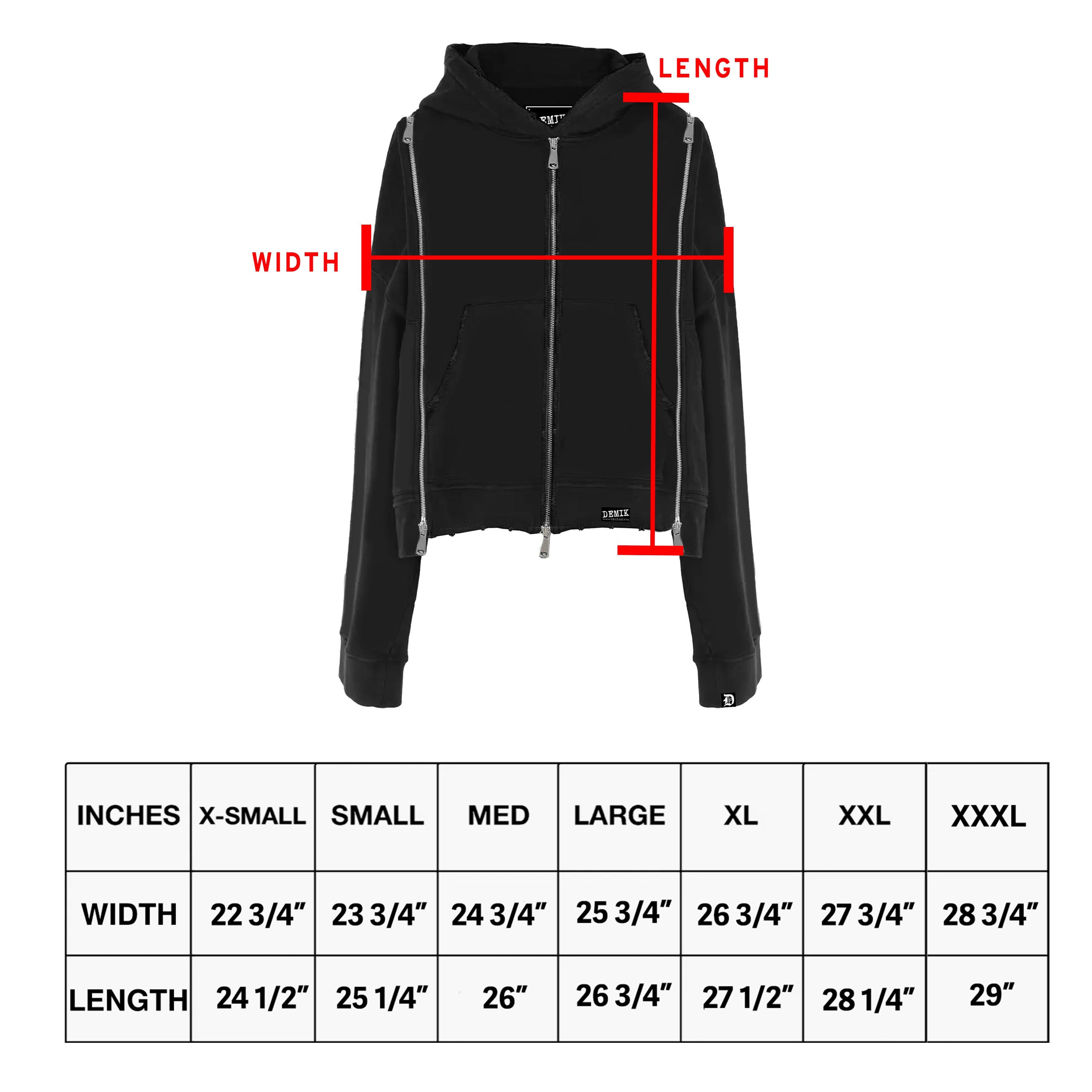 Other Demiknj Triple Zip-Up Hoodie Size US S / EU 44-46 / 1 - 2 Thumbnail