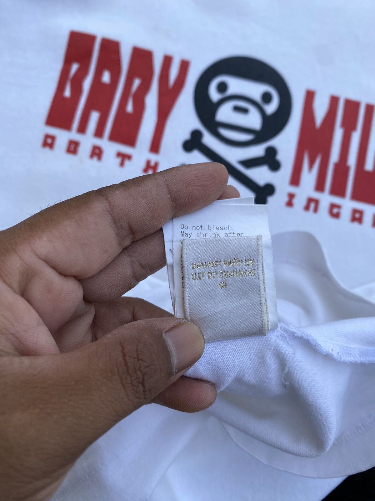 Bape Rare Baby Milo by BAPE A Bathing Ape Tshirt Size US XL / EU 56 / 4 - 12 Thumbnail