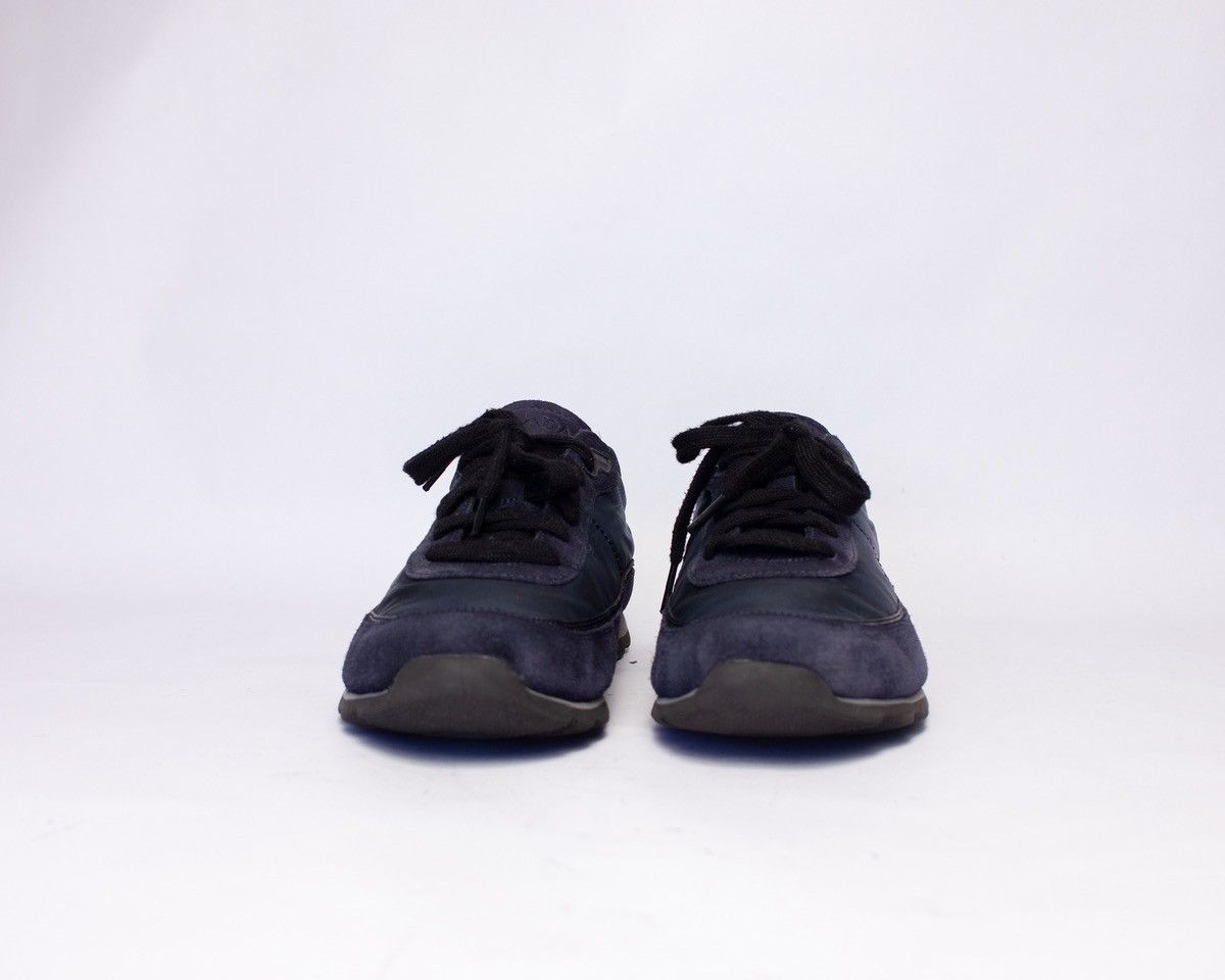 Prada 835$MRP Prada Sport Navy Blue Suede and Nylon Low Top Sneak Size US 8 / EU 41 - 6 Thumbnail