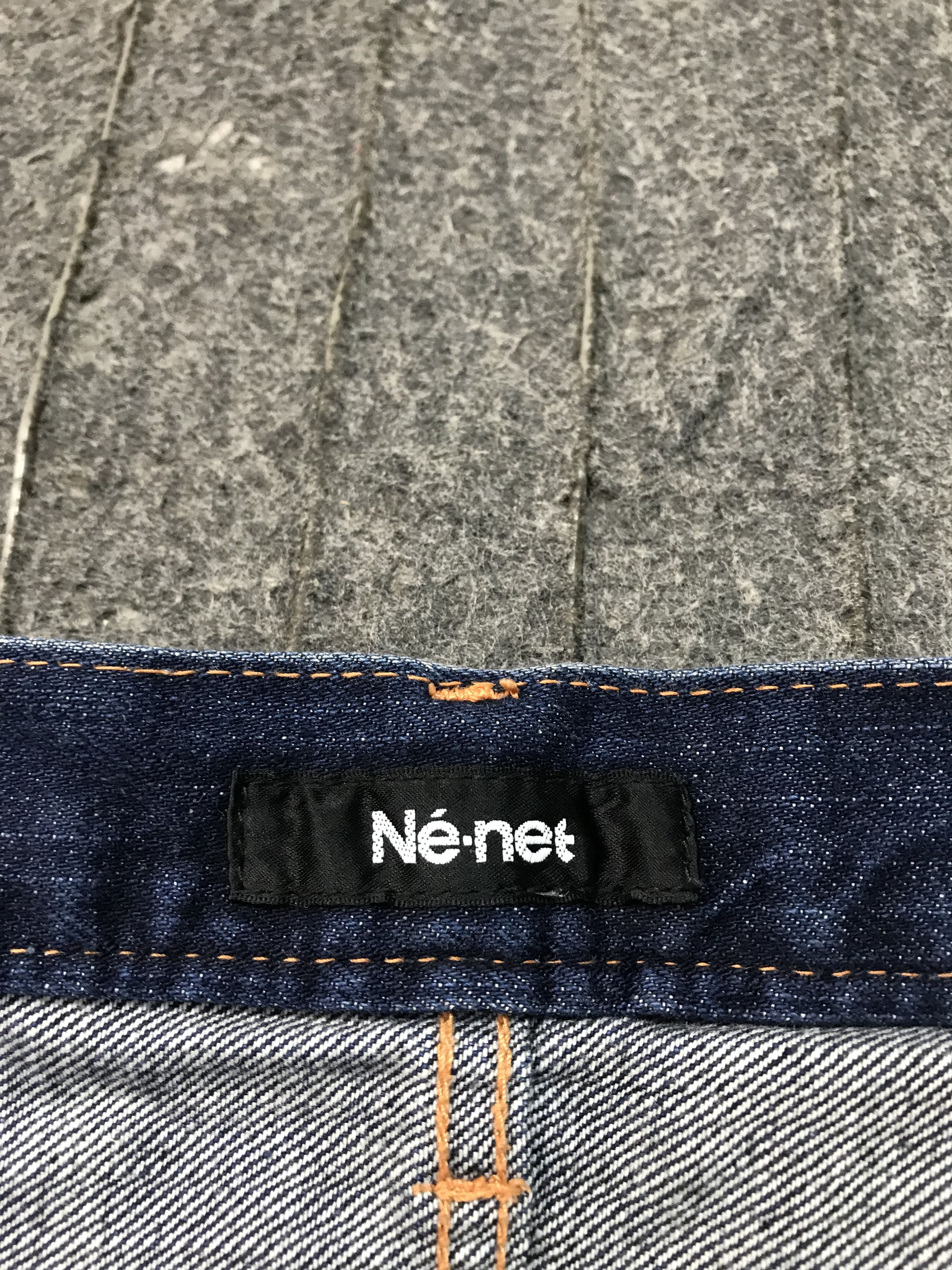 Ne-Net Rare Ne-net Issey Miyake Selvedge Indigo Denim Jeans Size 29" - 11 Thumbnail