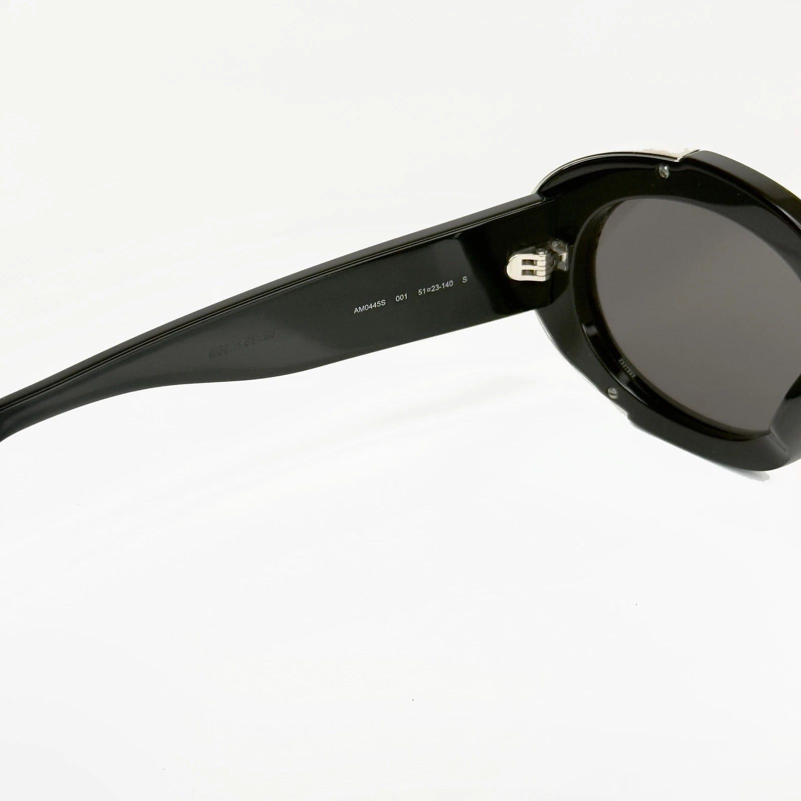 Alexander McQueen ALEXANDER MCQUEEN AM0445S 0445 Black Fashion Sunglasses 001 Size ONE SIZE - 6 Thumbnail