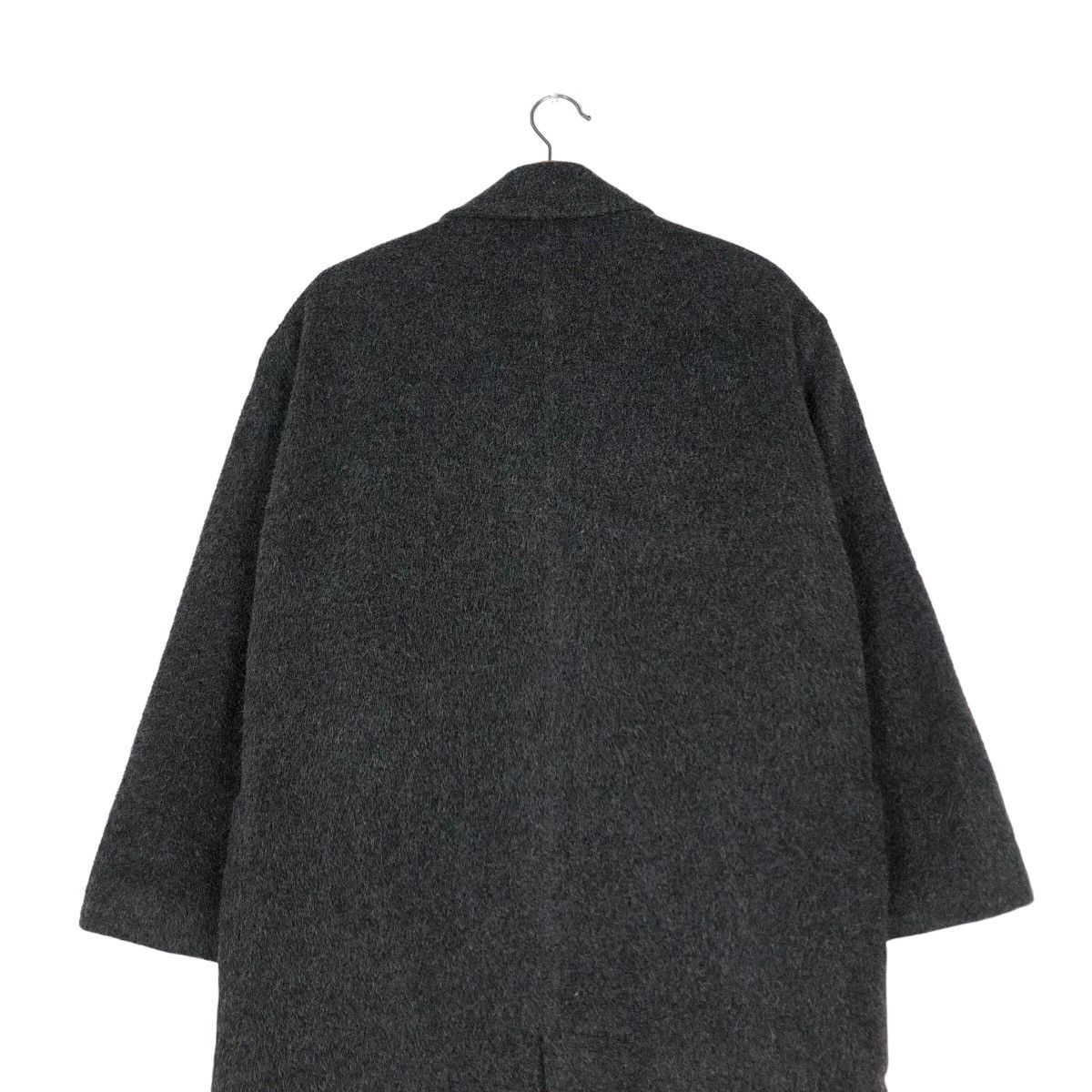 Calvin Klein 🔥Rich Grey Long Jacket Wool Herringbone Calvin Klein Size US M / EU 48-50 / 2 - 9 Thumbnail