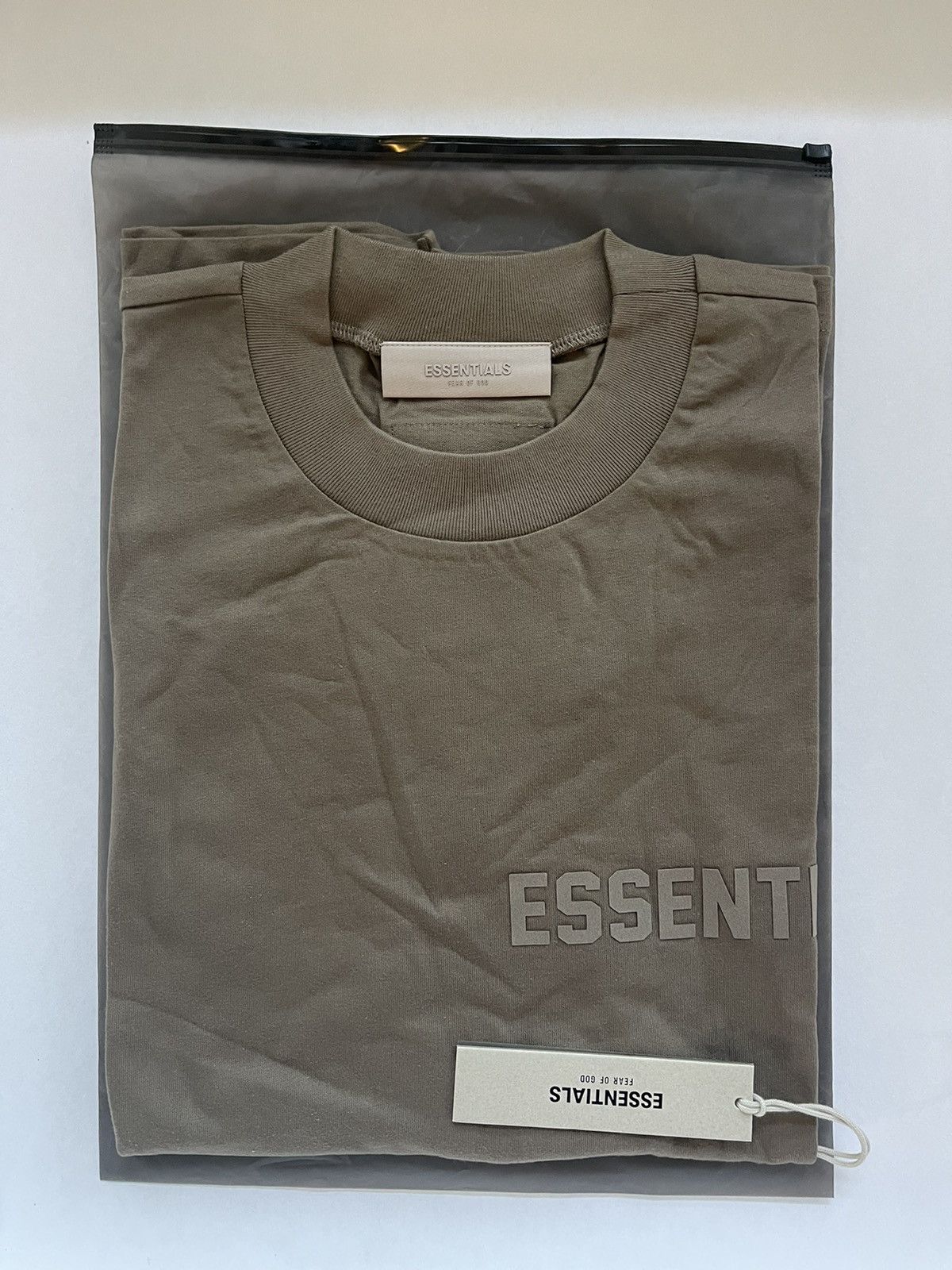 Fear of God Essential Short Sleeve T-Shirt 'Wood' Size (L)