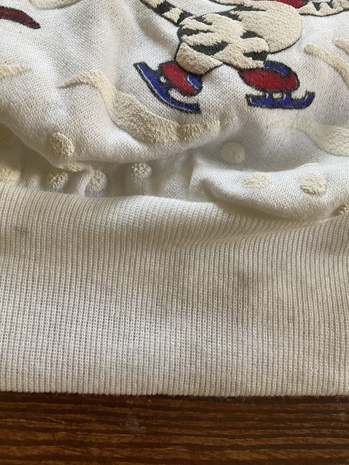 Vintage Vintage 80’s Cats Winter Ski Puffy Paint Crewneck Sweatshirt Size US M / EU 48-50 / 2 - 4 Thumbnail
