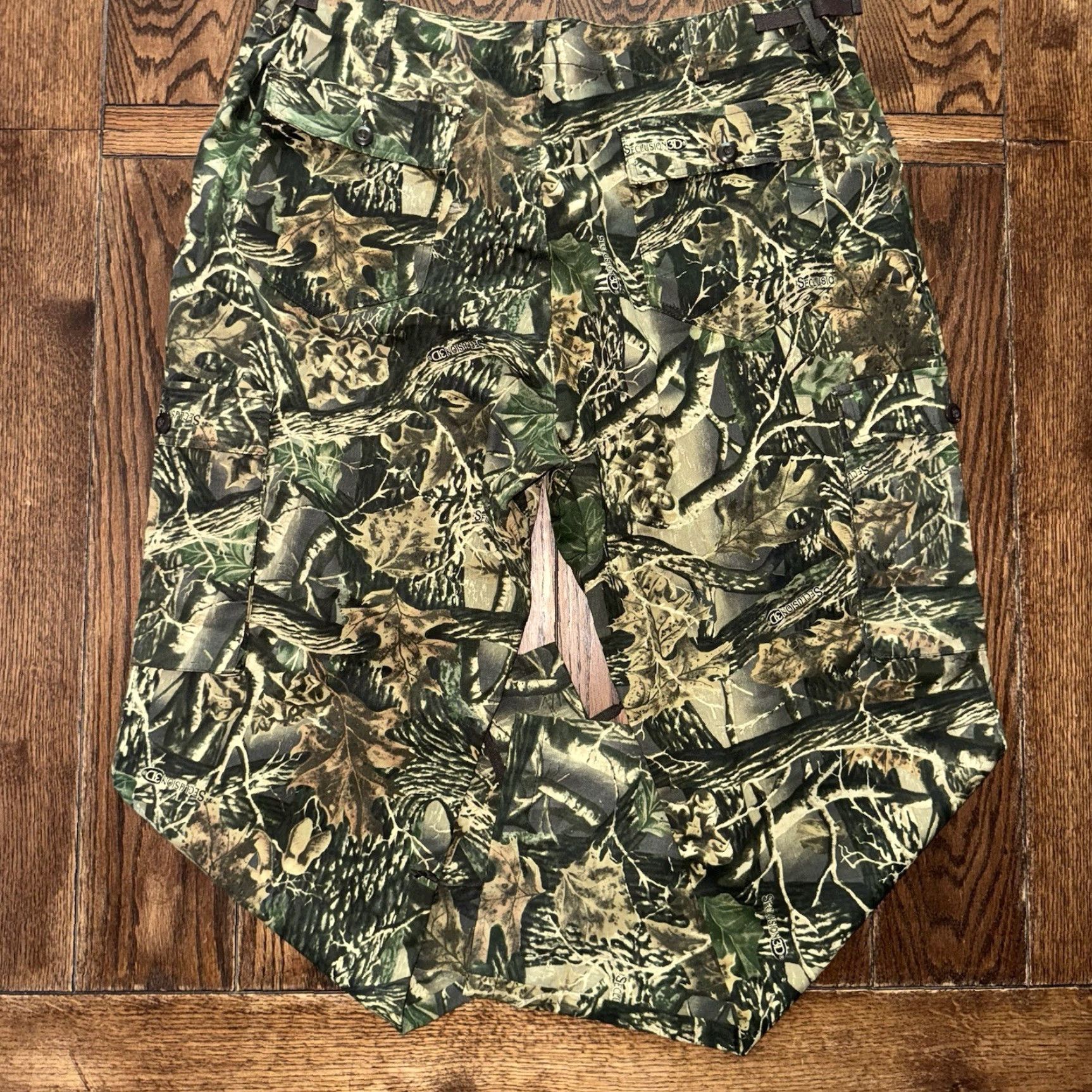 Vintage VINTAGE Cabela's Pants Mens 46x33 Camouflage Hunting Cargo Seclusion 3D Camo Adjustable Size US 30 / EU 46 - 6 Thumbnail