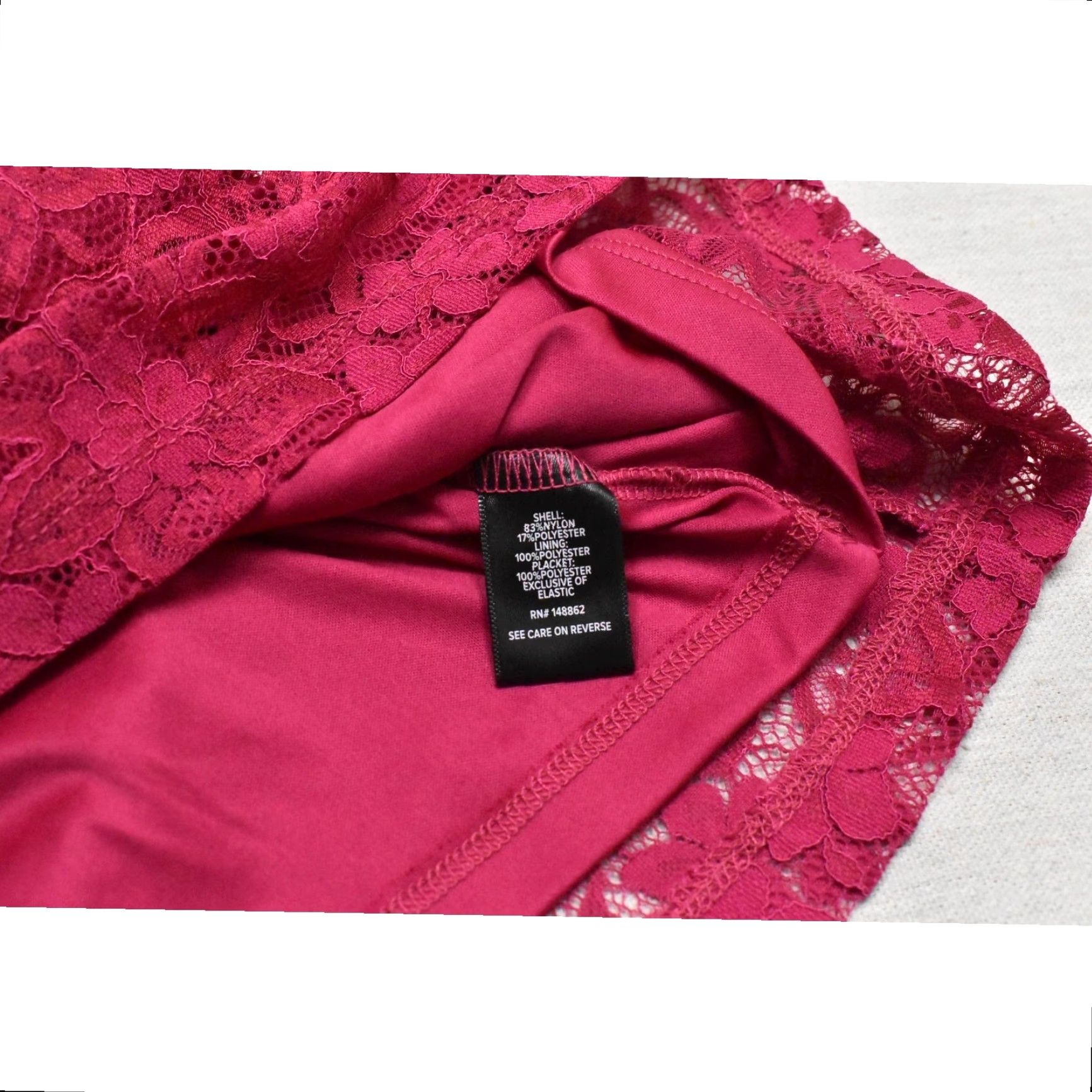 Torrid Torrid Pink Lace Peplum Cami Top Blouse Plus Size 2 Sleeveless Smocked Back Womens Shirt Summer Spring Size XS / US 0-2 / IT 36-38 - 6 Thumbnail
