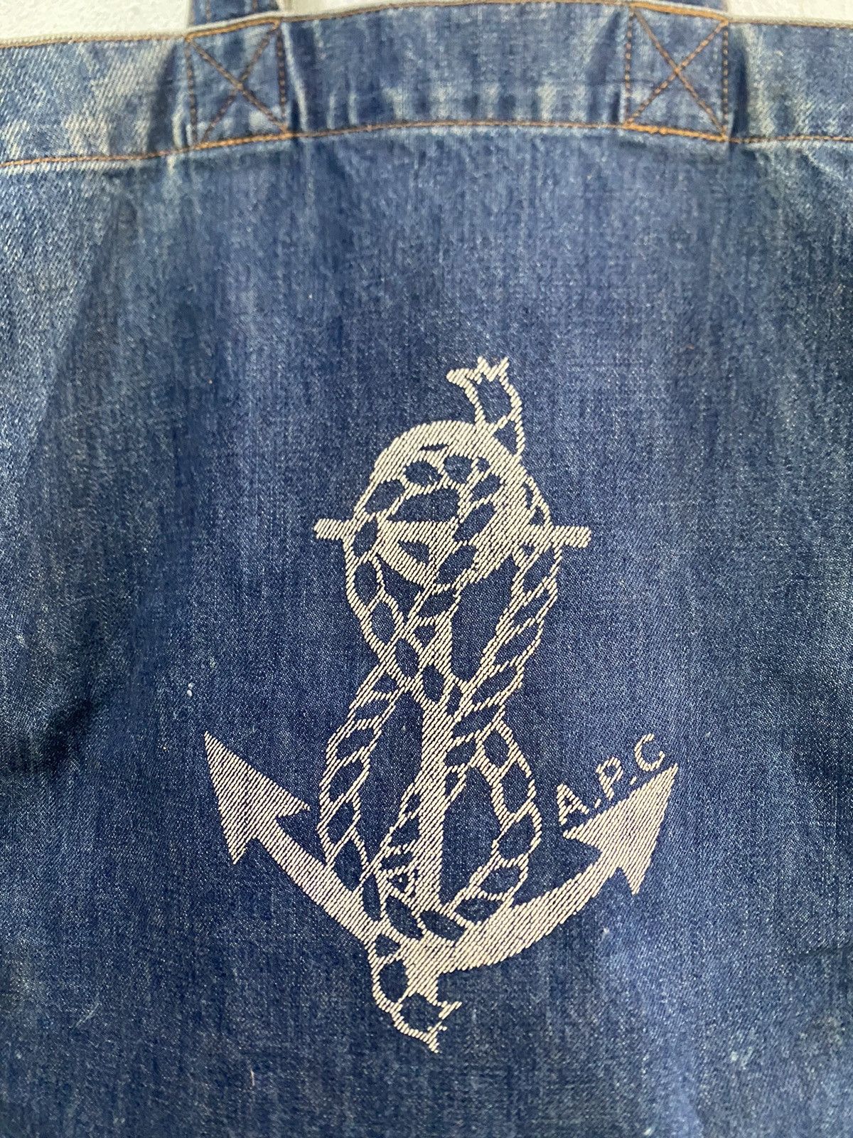 A.P.C. A.P.C Denim Tote Bag Size ONE SIZE - 2 Thumbnail