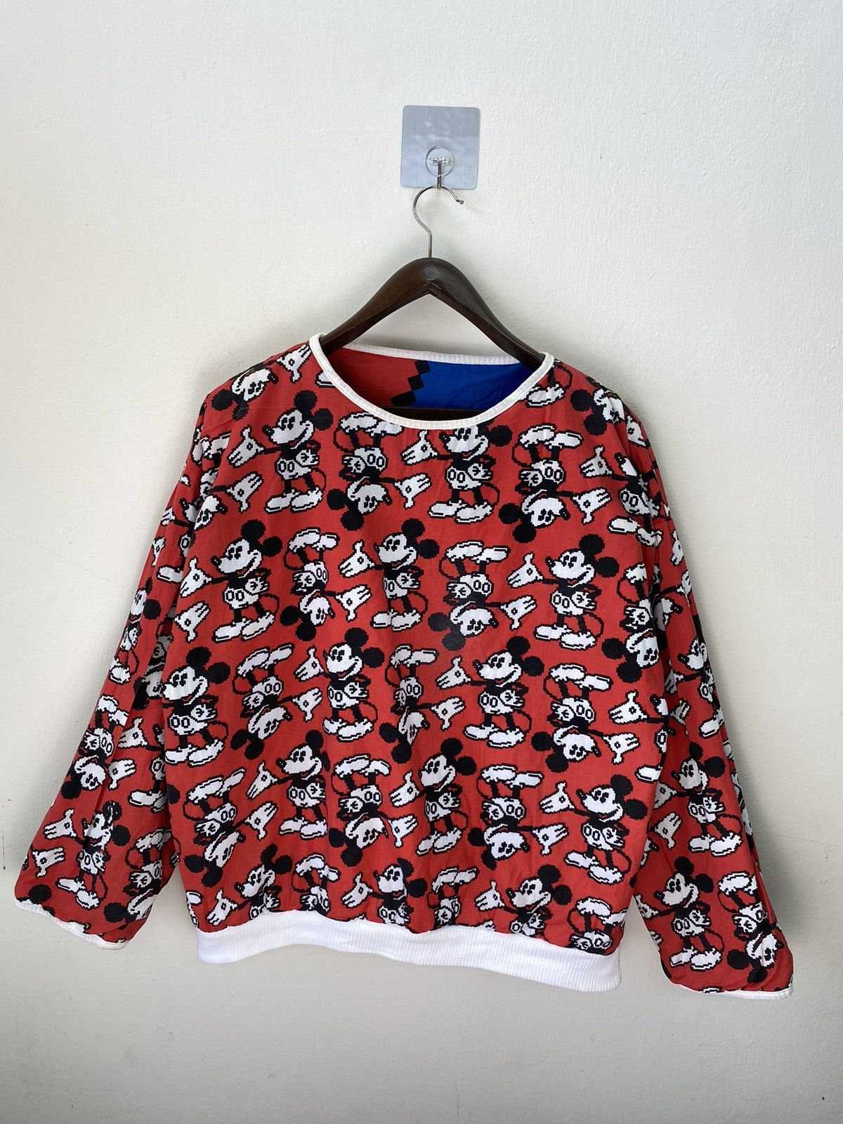 Cartoon Network × Mickey Mouse Rare! Mickey Mouse Multicolour Riversible Sweatshirt Size US L / EU 52-54 / 3 - 6 Thumbnail