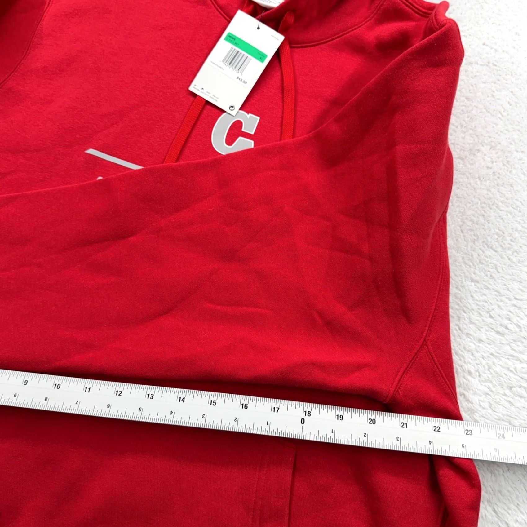 Nike NIKE Mens Red Canandaigua Basketball Hoodie Sweatshirt XL CJ1611-657 Size US XL / EU 56 / 4 - 7 Thumbnail