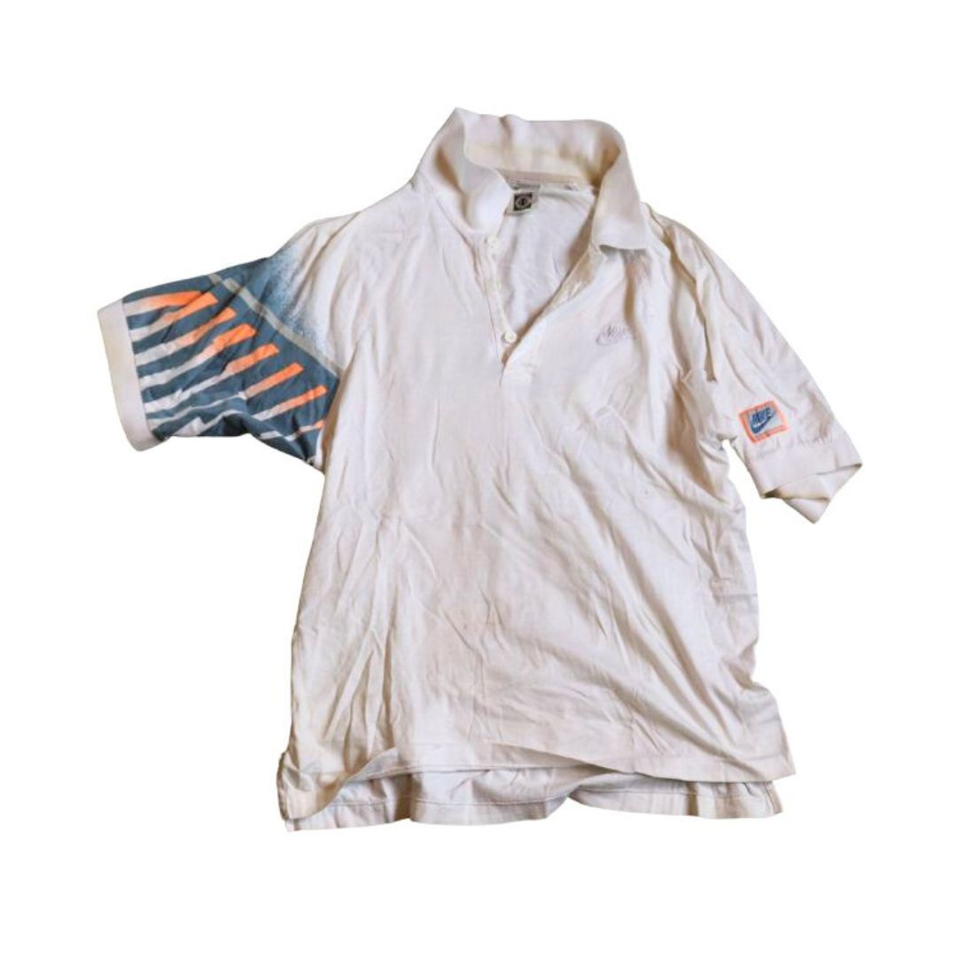 image of Andre Agassi x Nike Vintage 90'snike Air Tech Challenge Polo Tee, Men's (Size Large)
