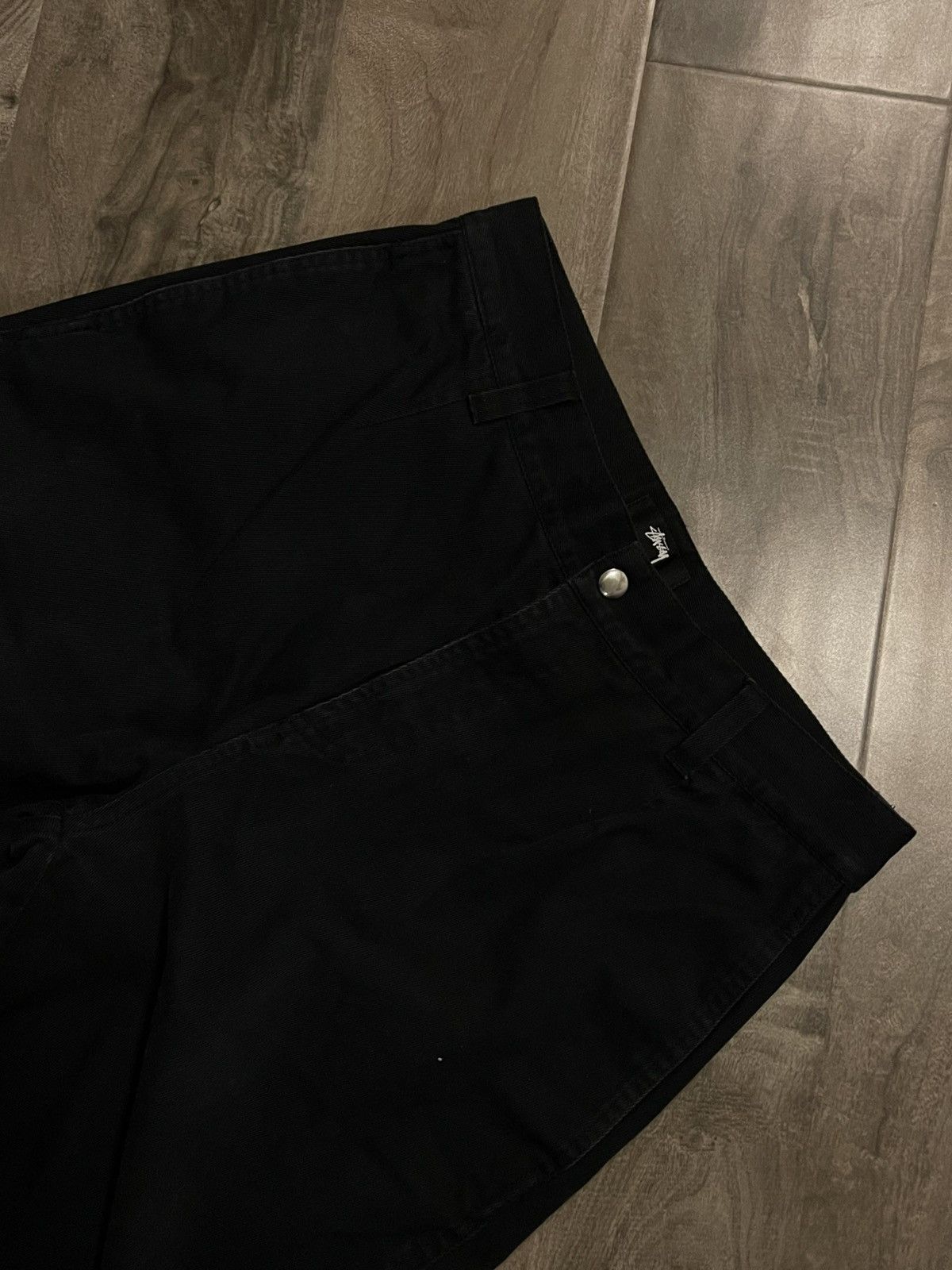 Stussy Stussy Black Canvas Work Pants Size US 30 / EU 46 - 5 Thumbnail