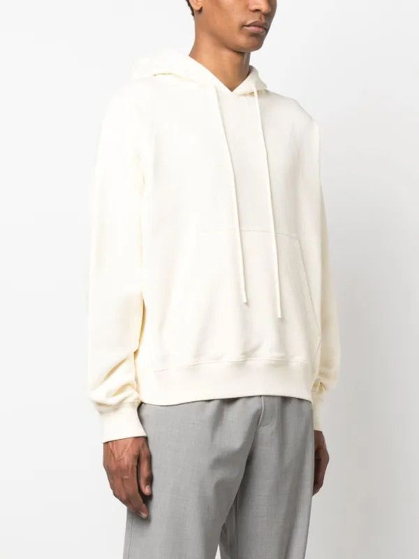 Off-White o1gr1nt0425 Glossy Logo Over Skate Hoodie in Ivory Size US XS / EU 42 / 0 - 2 Thumbnail
