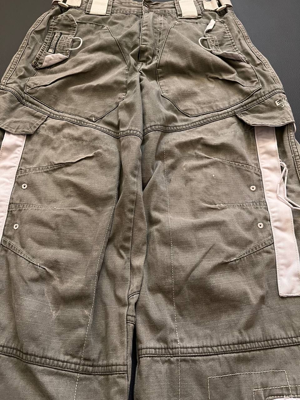 Hysteric Glamour × If Six Was Nine Vintage Baggy Oversized “JET LAG”Multi-Pocket Cargo Pants Size US 32 / EU 48 - 3 Thumbnail