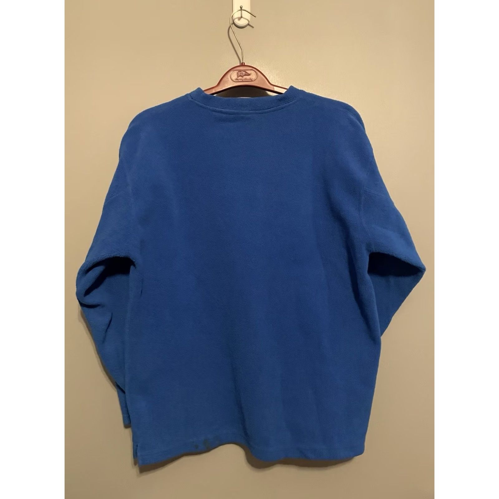 Starter VINTAGE Starter Sweatshirt University Blue Embroidered Pullover Fleece Pit to Pit 23” Length 28” M Mens Size US M / EU 48-50 / 2 - 5 Thumbnail