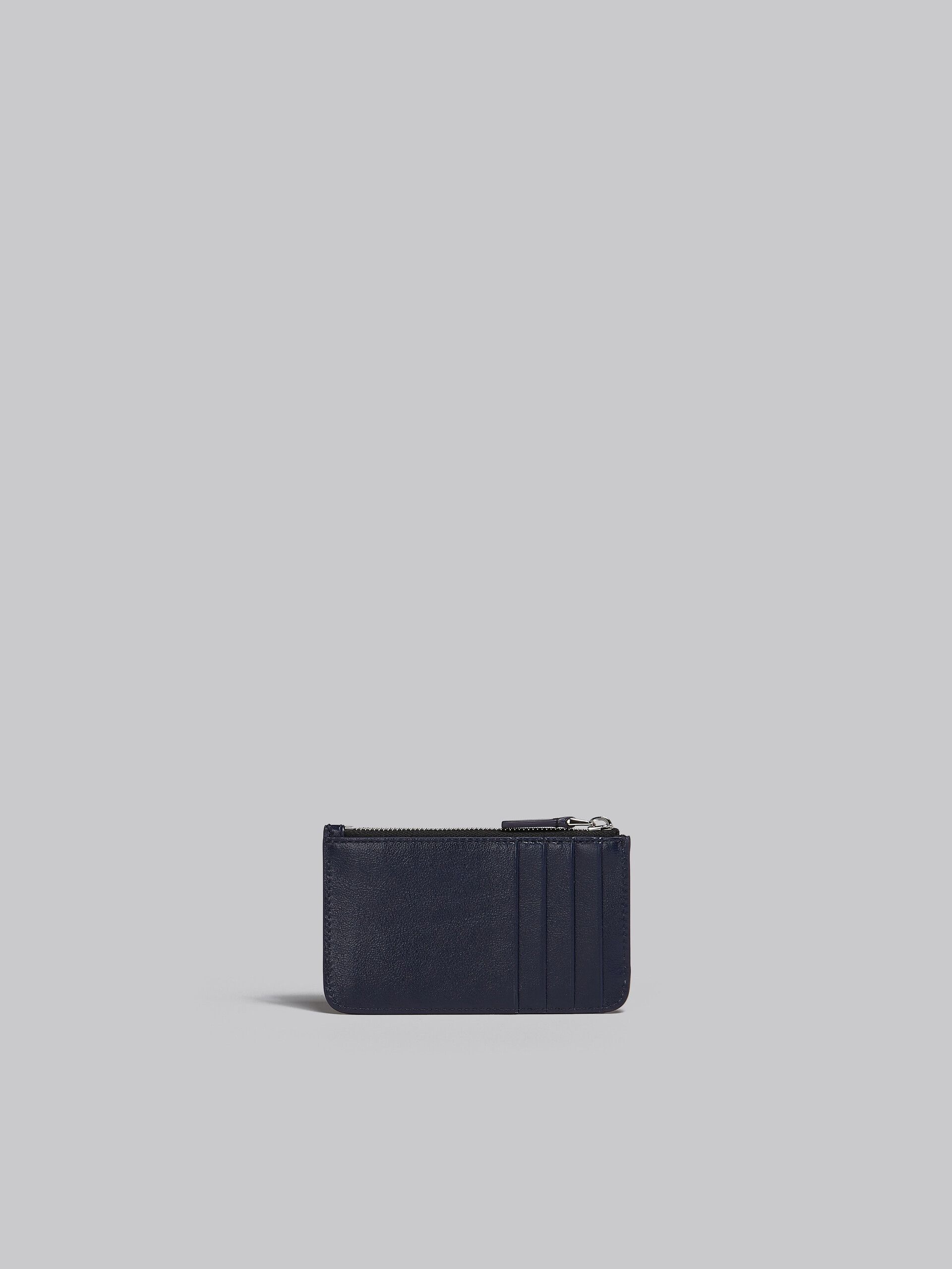 Marni o1f1d3z0525 Size: OS / Leather Card Case in Blue/Black Size ONE SIZE - 3 Thumbnail