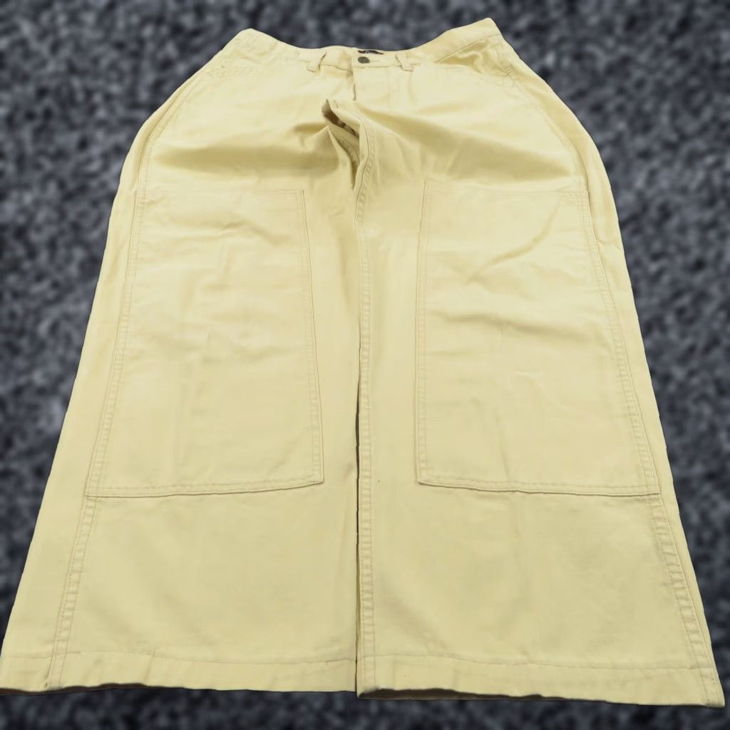 Sean John VINTAGE Sean John Baggy Pants Men 34 Carpenter Denim 30 Inseam Wide-Leg 10" Leg Opening Beige 90s Grunge Classic Mens Size US 34 / EU 50 - 1 Thumbnail