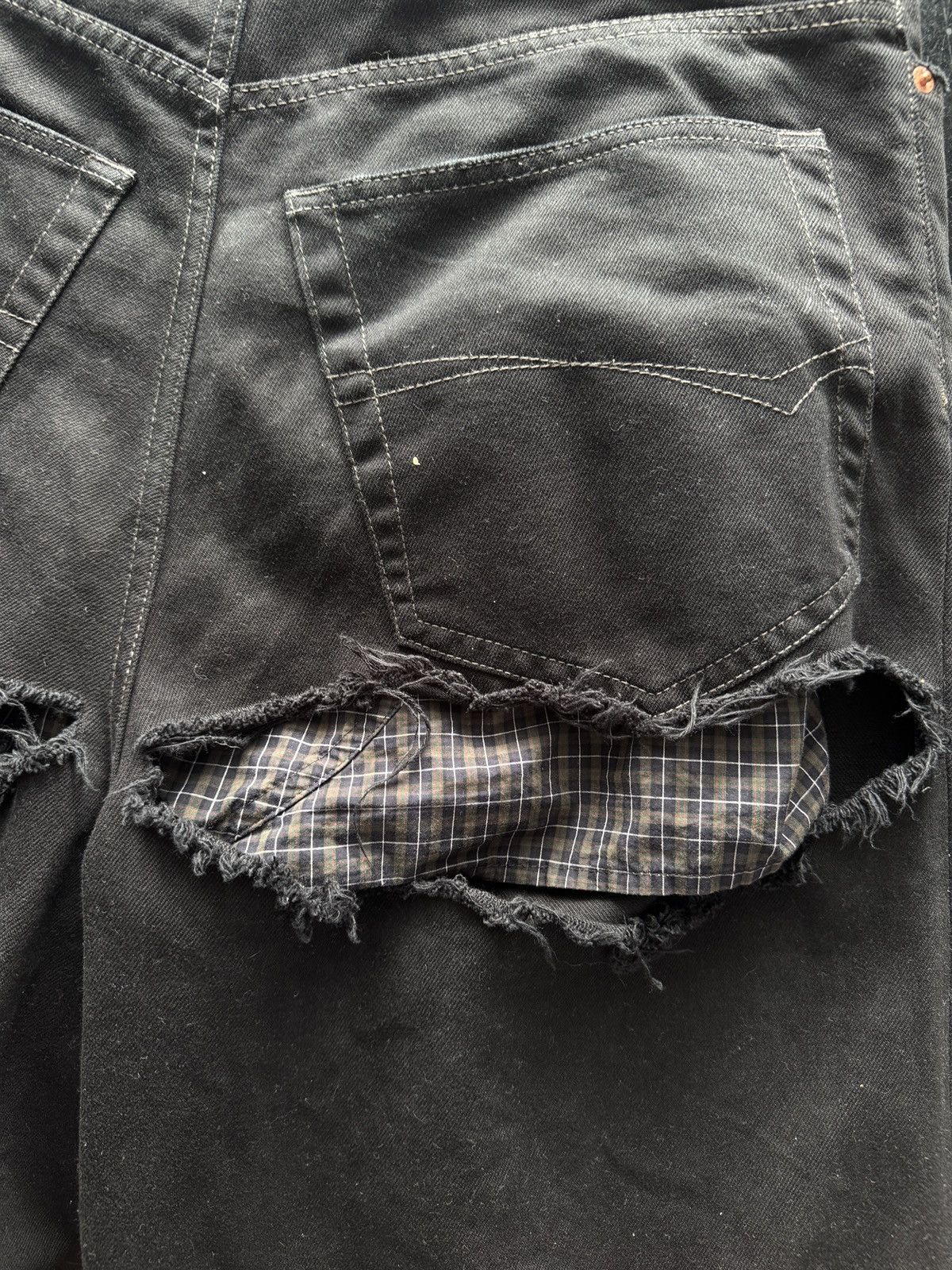 Balenciaga ‘21 afterworld Runway Destroyed Boxer Denim Size US 36 / EU 52 - 4 Thumbnail