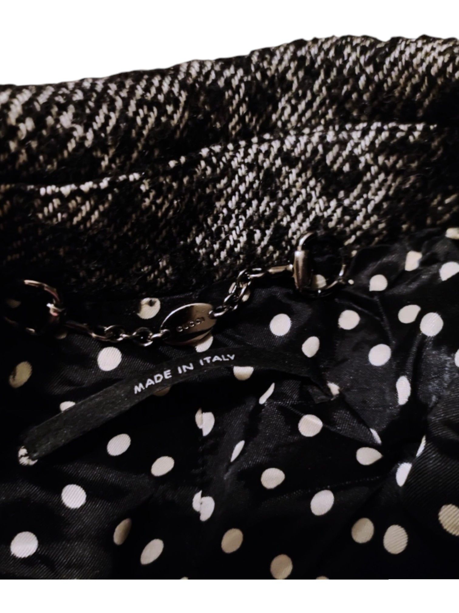 Gucci Gucci Double-Breasted Tweed Coat with Polka Dot Lining, 2013 Size XS / US 0-2 / IT 36-38 - 10 Thumbnail