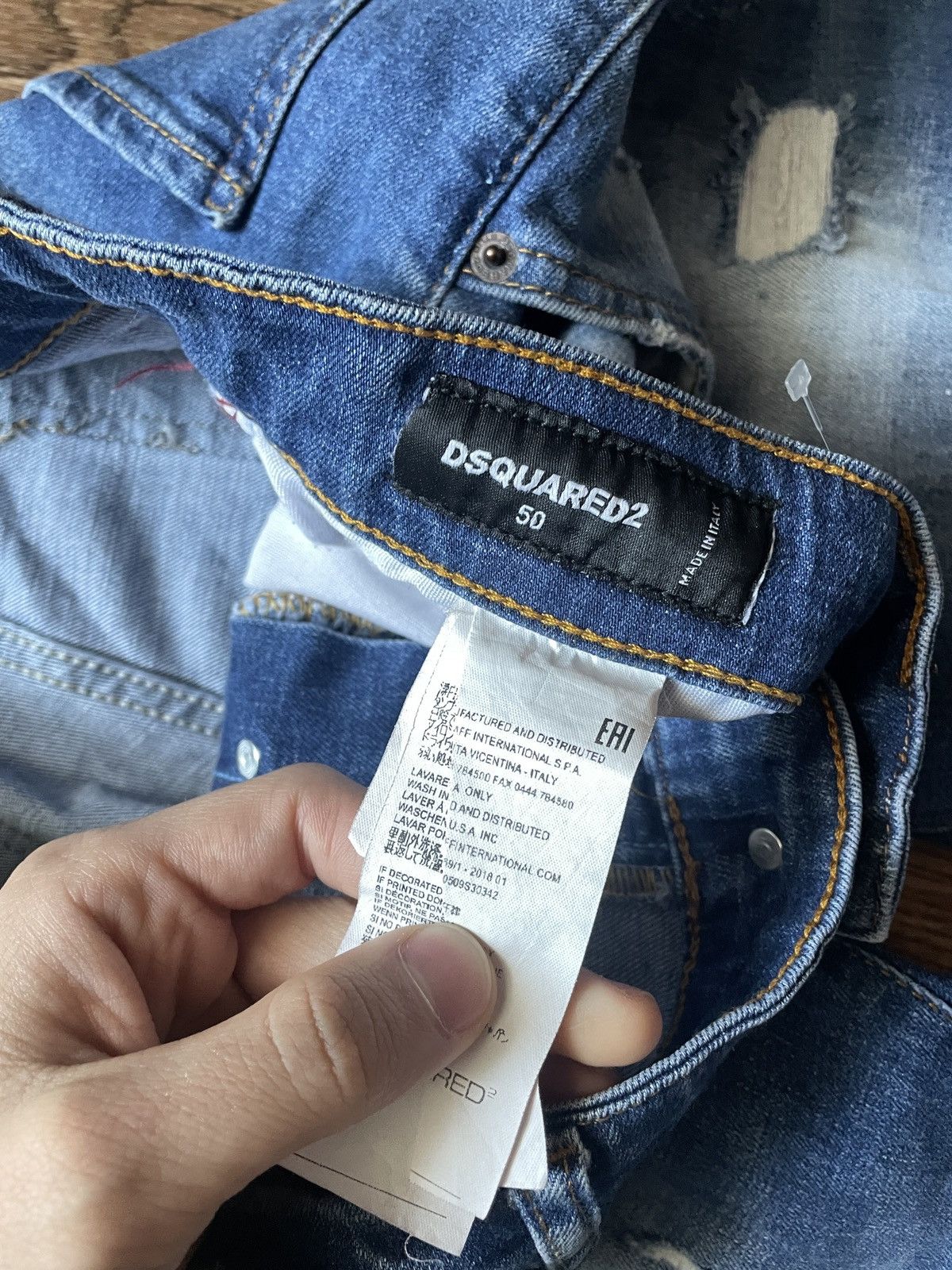 Dsquared2 🇮🇹 Dsquared2 Jeans Made In Italy Size US 34 / EU 50 - 6 Thumbnail