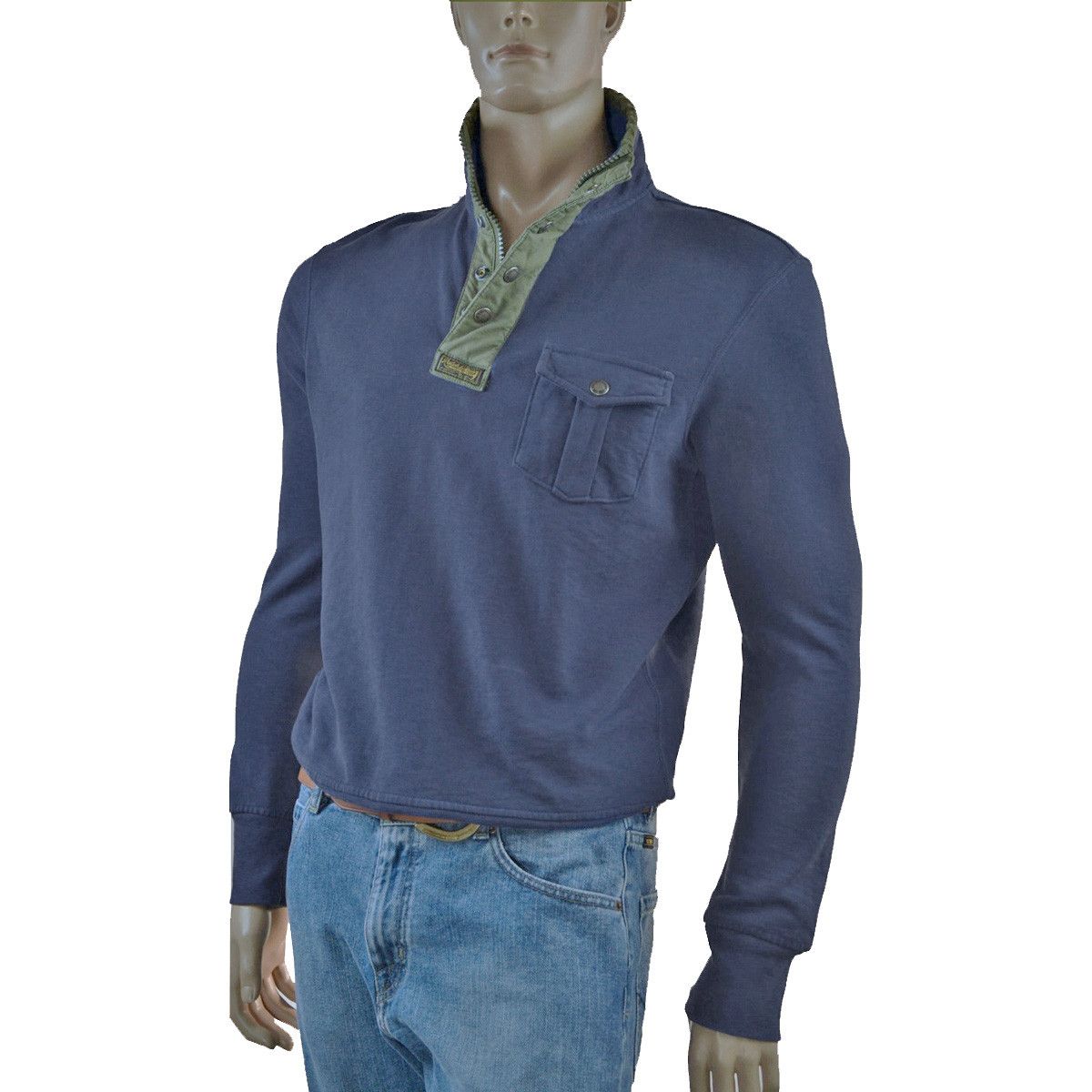 Polo Ralph Lauren NEW Vintage Polo Ralph Lauren Aberdare Sweatshirt! M Navy Size US M / EU 48-50 / 2 - 1 Thumbnail