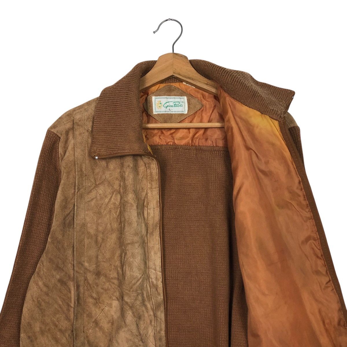 Japanese Brand 📌Vintage Biker Leather Jacket Gino Paoli Issey Miyake Size US L / EU 52-54 / 3 - 13 Thumbnail