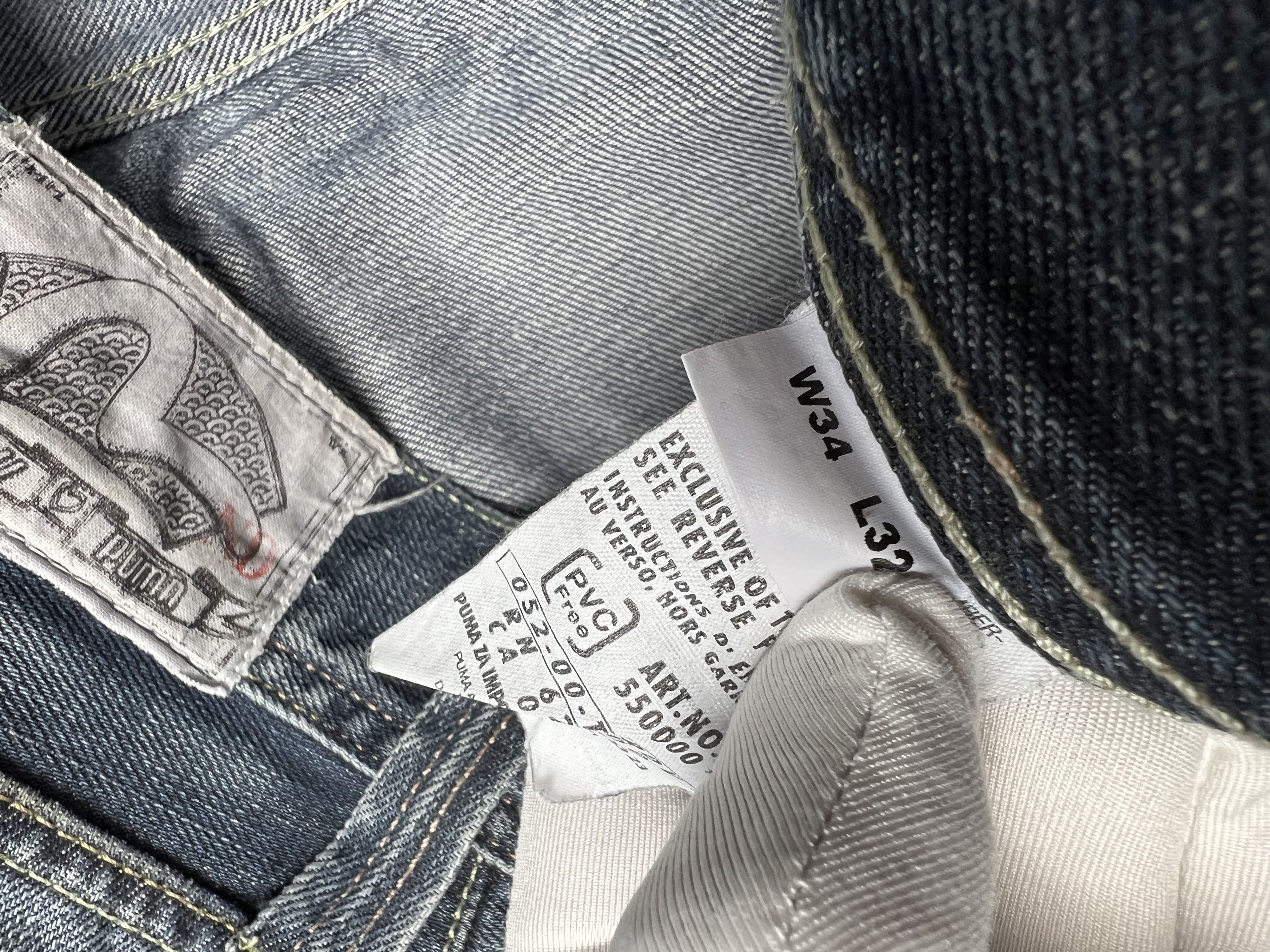 Evisu Evisu Puma Denim Jeans 34/32 Size US 34 / EU 50 - 6 Thumbnail