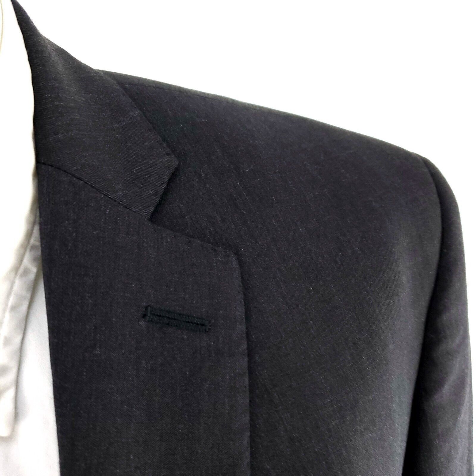 Joseph Abboud Joseph Abboud Wool 2 Button Blazer 40R Gray Size 40R - 2 Thumbnail