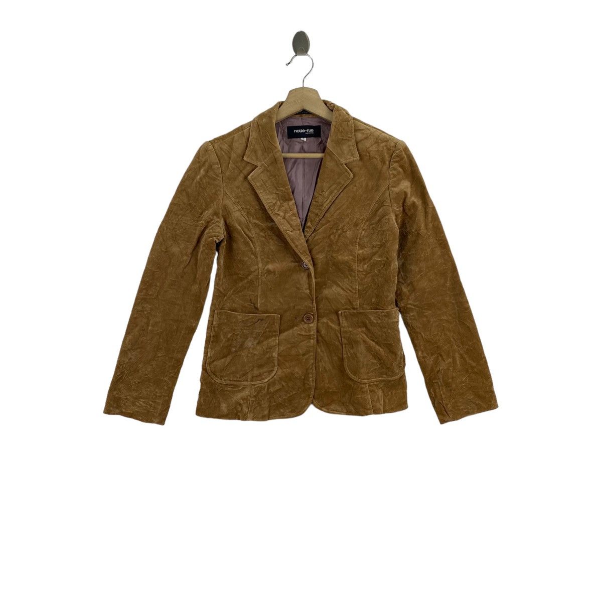 Japanese Brand × Yohji Yamamoto NOUE-RUE By YOHJI YAMAMOTO Japanese Brand Velvet Brown Size XS / US 0-2 / IT 36-38 - 1 Thumbnail