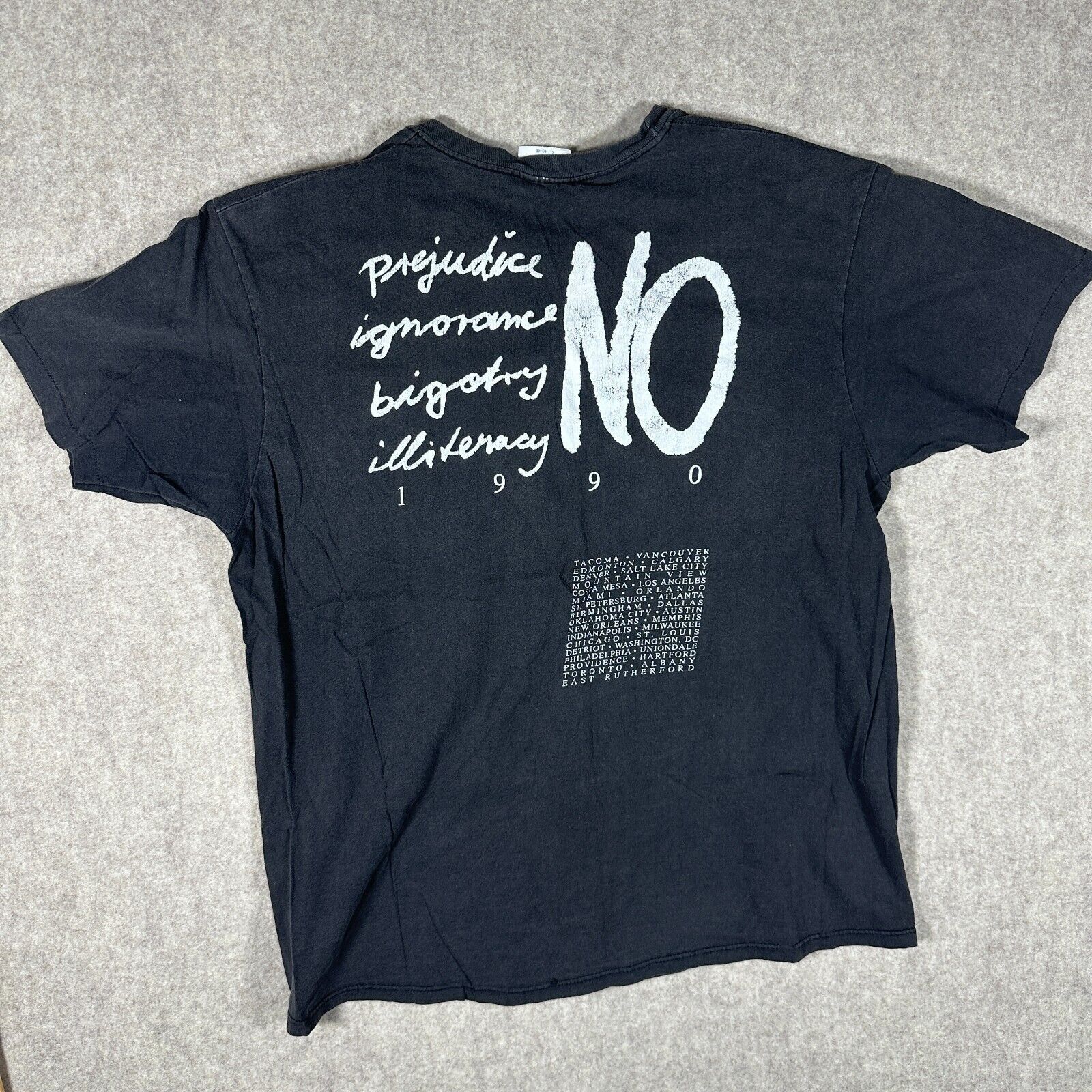 Hanes Vintage Janet Jackson 1814 Tour Shirt Single Stitch Tee XL Size US XL / EU 56 / 4 - 5 Thumbnail