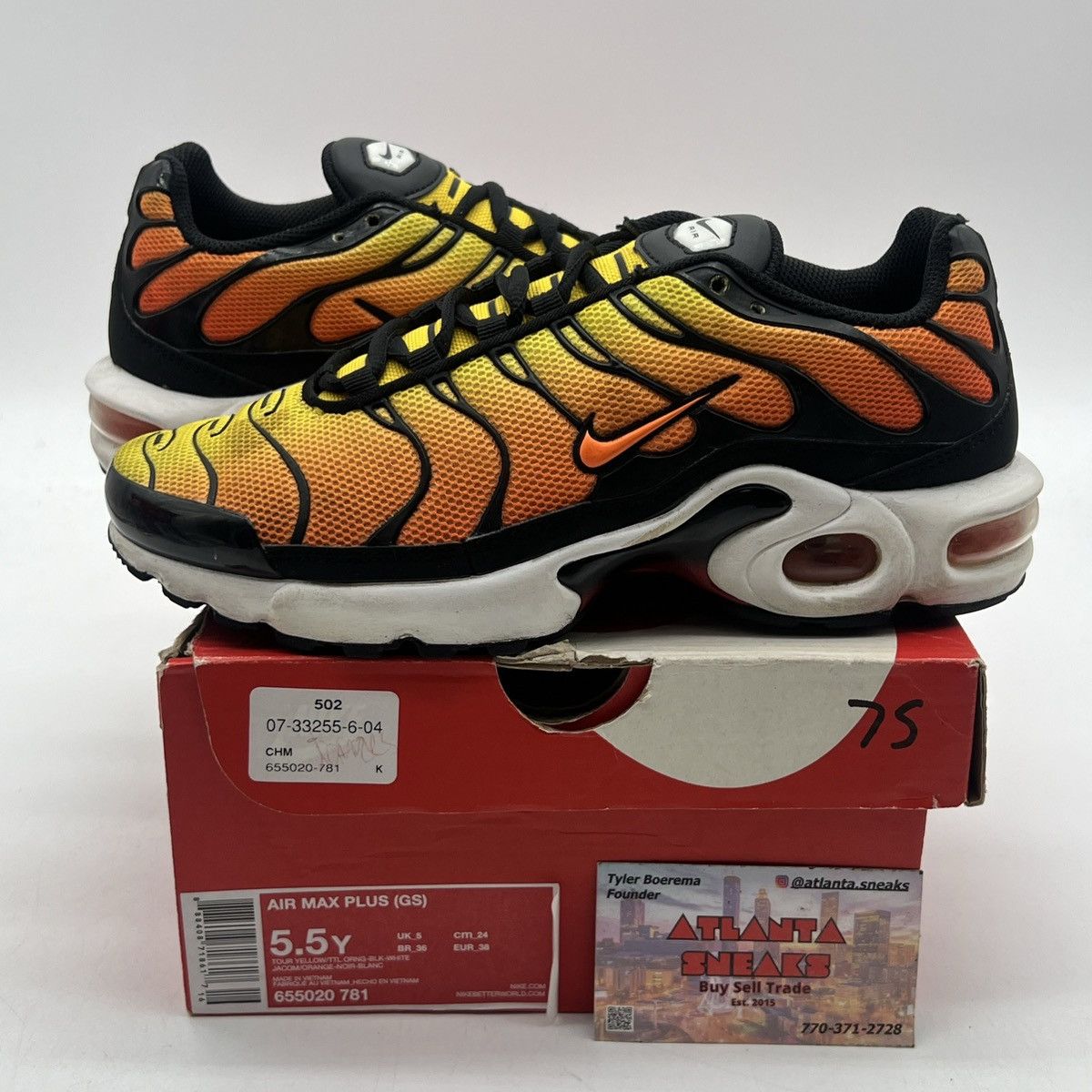 Nike Air max plus sunset Size US 5.5 / EU 38 - 1 Thumbnail