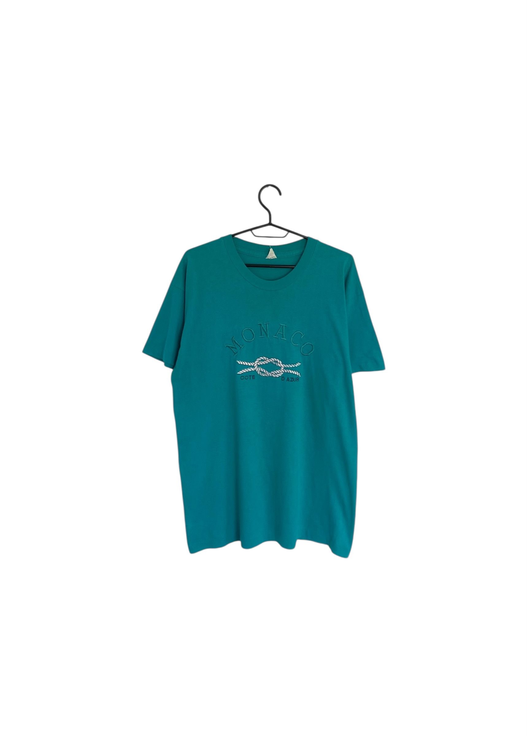 Vintage Monaco Cote D'Azur single stitch tee Size US L / EU 52-54 / 3 - 1 Thumbnail