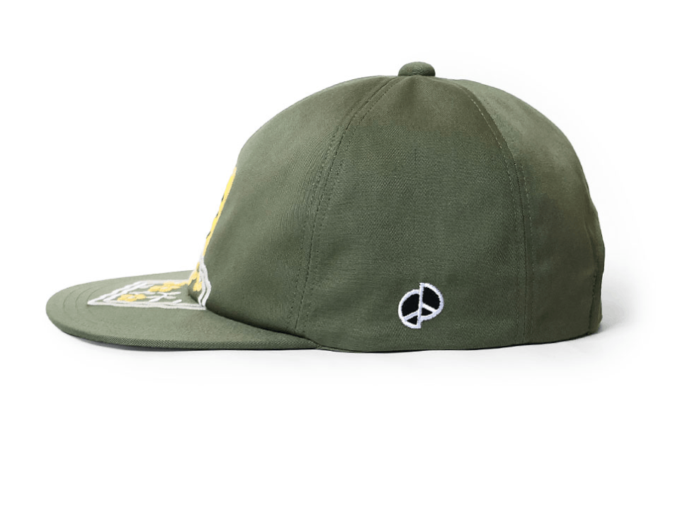 Kapital Chino Baseball Cap (PECKISH RAINBOWY Embroidery) Size ONE SIZE - 3 Thumbnail