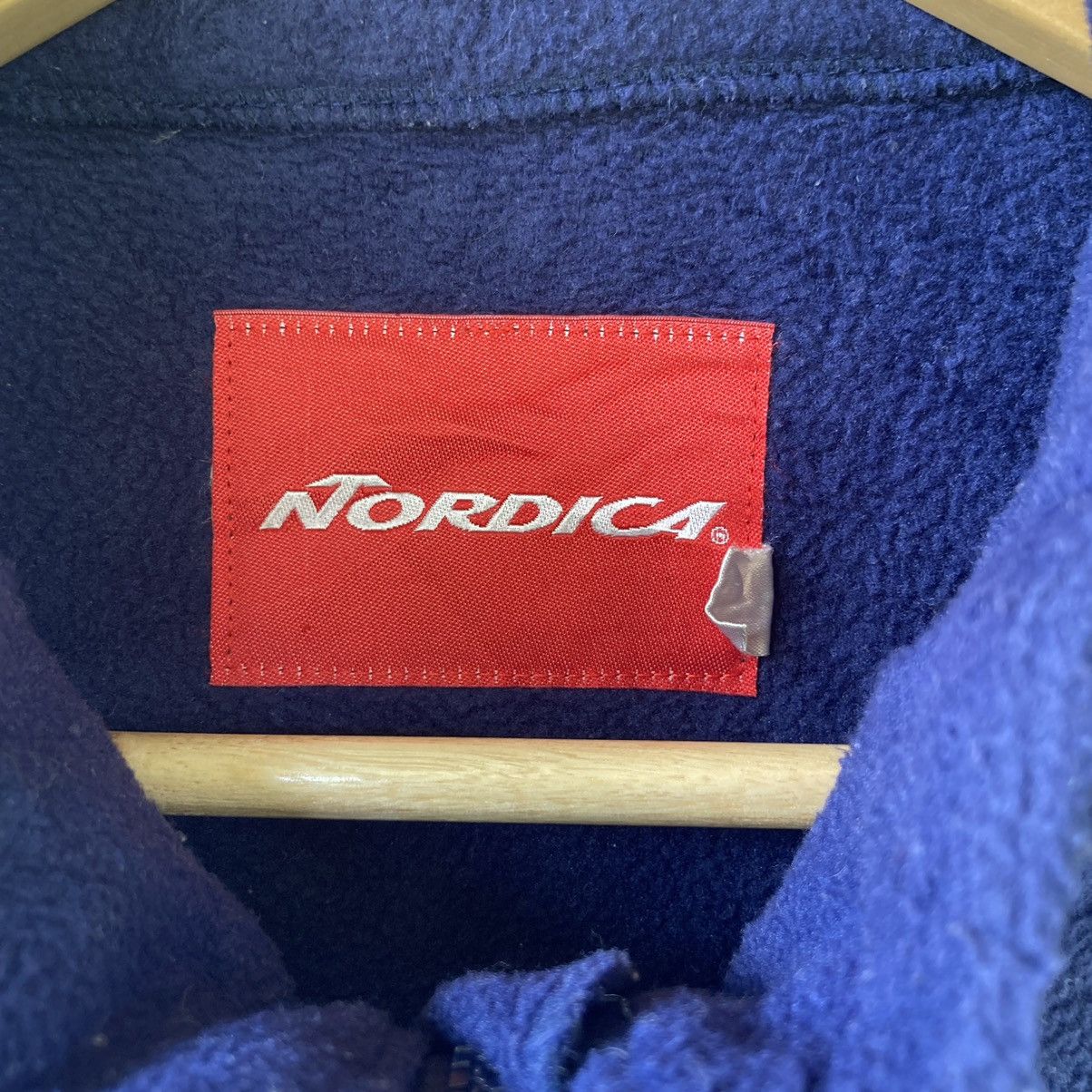 Vintage Vintage Nordica Blue Blank Fleece Sweater Size US L / EU 52-54 / 3 - 5 Thumbnail