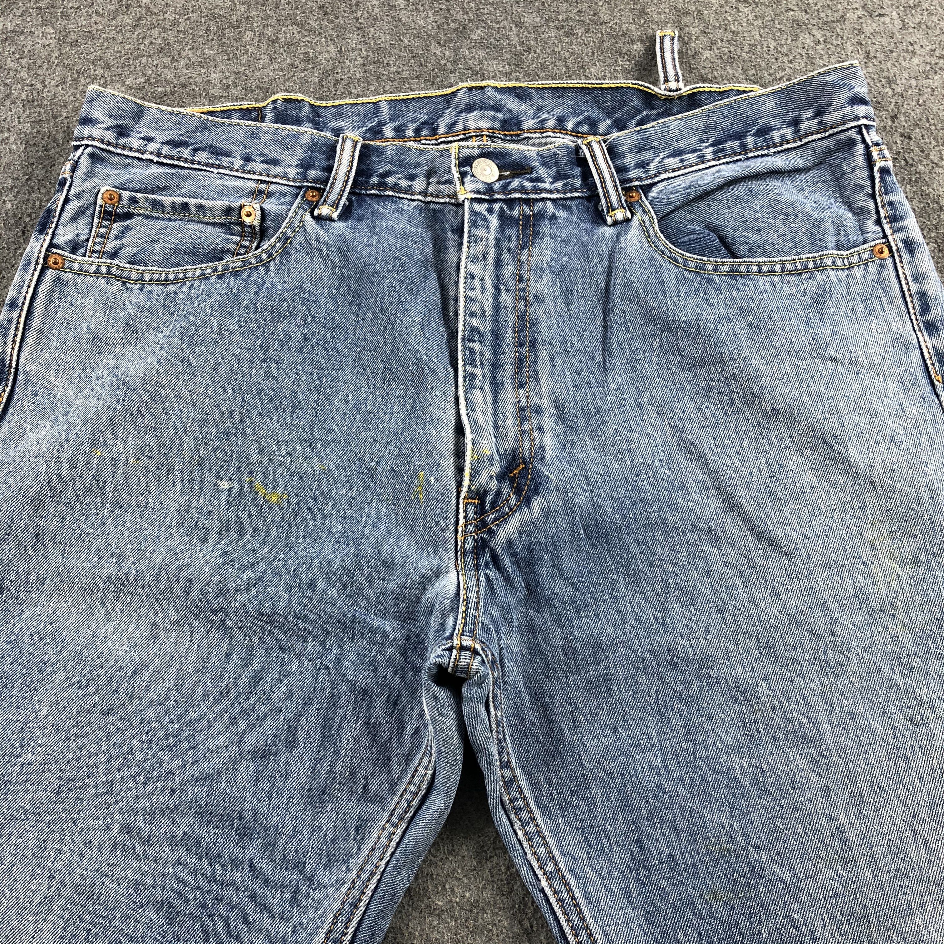 Levi's Vintage Blue Wash Levis 505 Jeans-J2053 Size US 38 / EU 54 - 3 Thumbnail