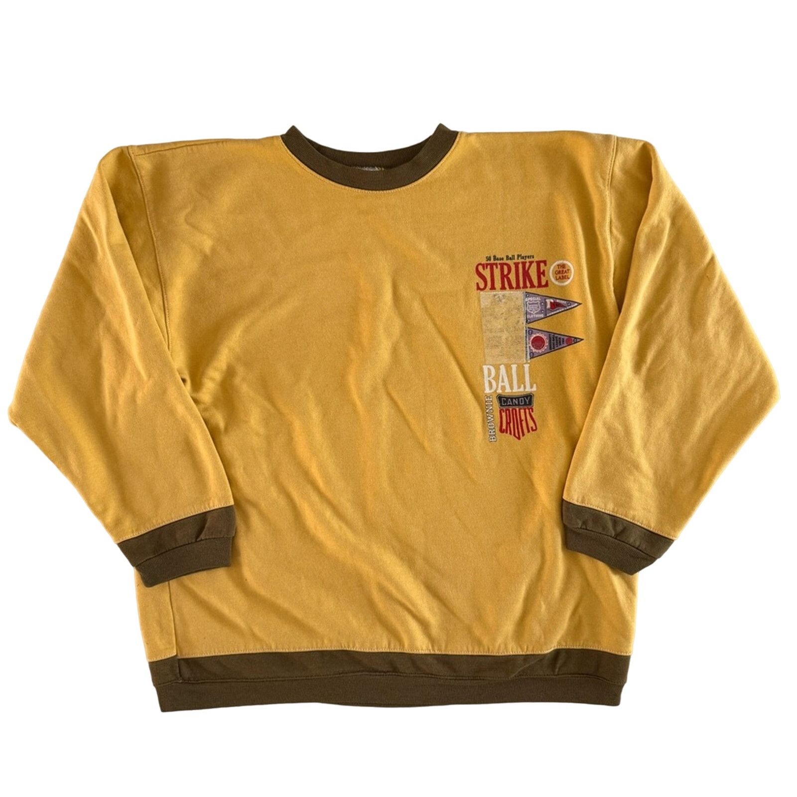 Vintage VTG baseball sweatshirt Size US M / EU 48-50 / 2 - 1 Thumbnail