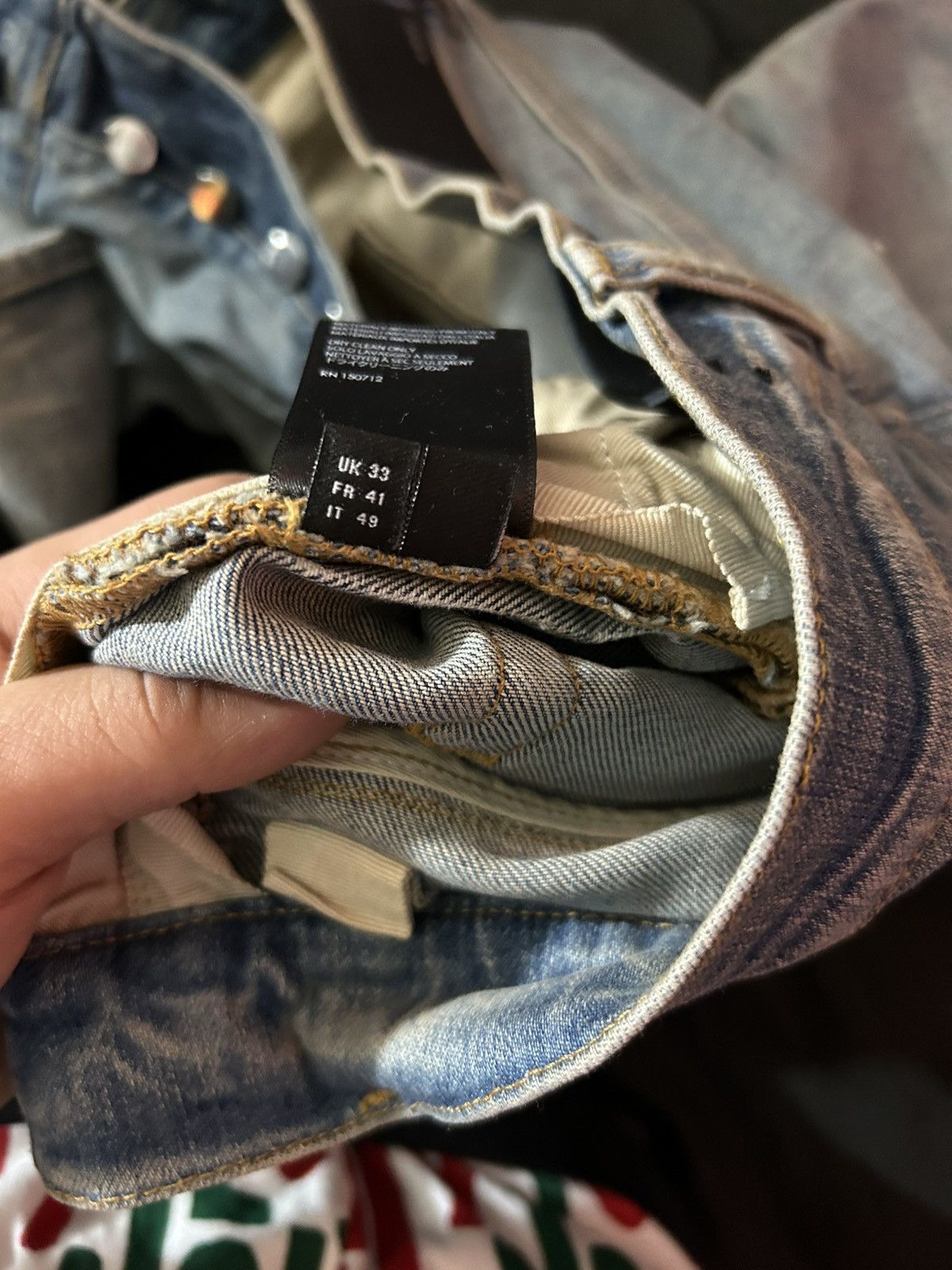 Amiri CLAY INDIGO AMIRI PLAID MX2 JEANS Size US 33 - 9 Thumbnail