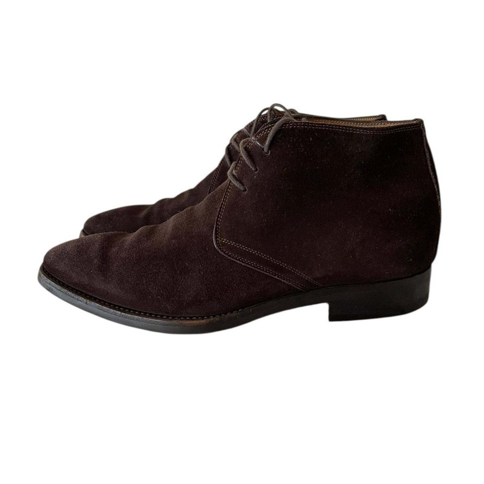 Moreschi Moreschi Dark Brown Chukka Boots Size:42 Size US 9 / EU 42 - 1 Thumbnail