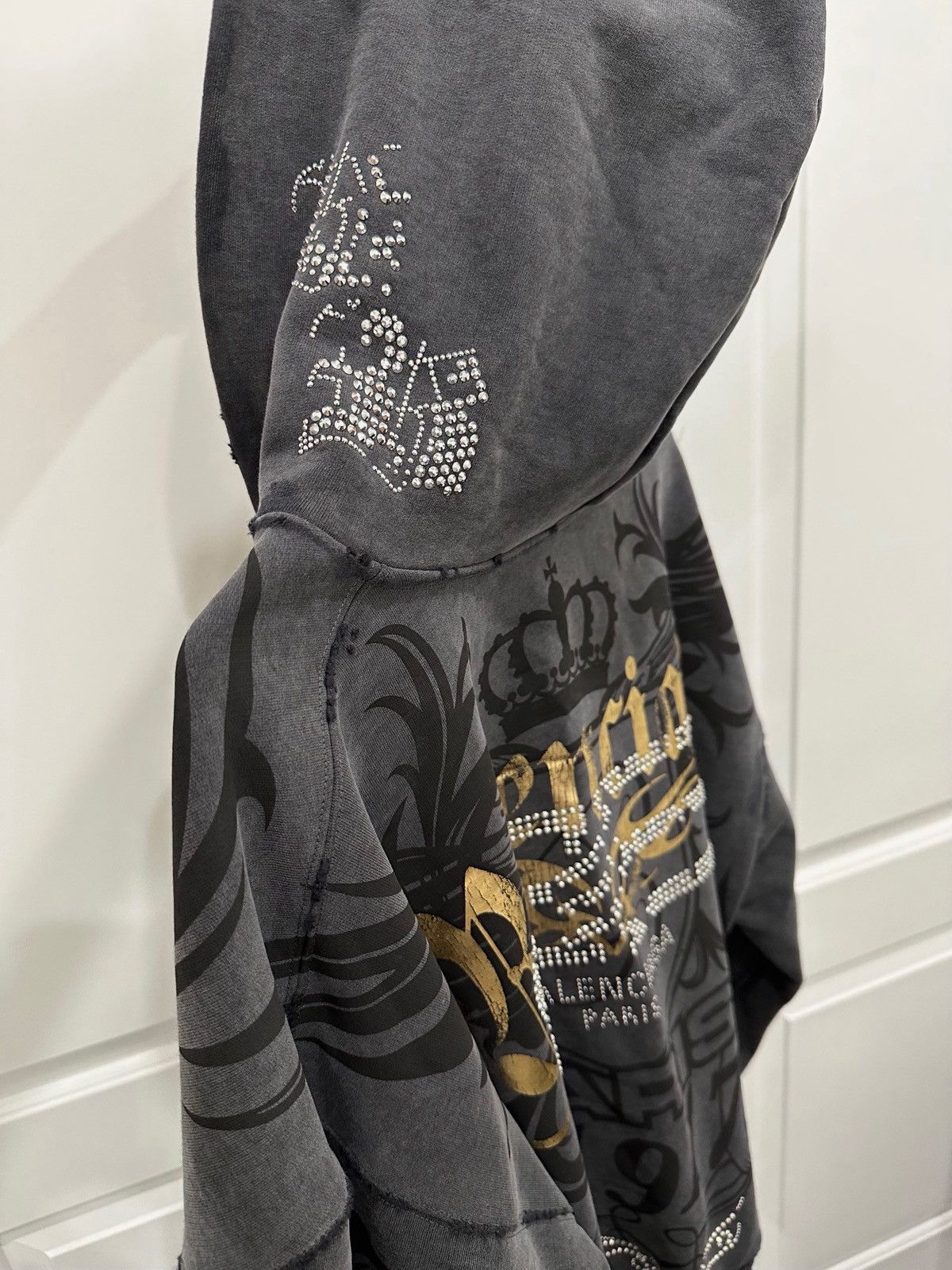 Balenciaga Balenciaga Tacky Gold Zip Hoodie Size US XL / EU 56 / 4 - 3 Thumbnail