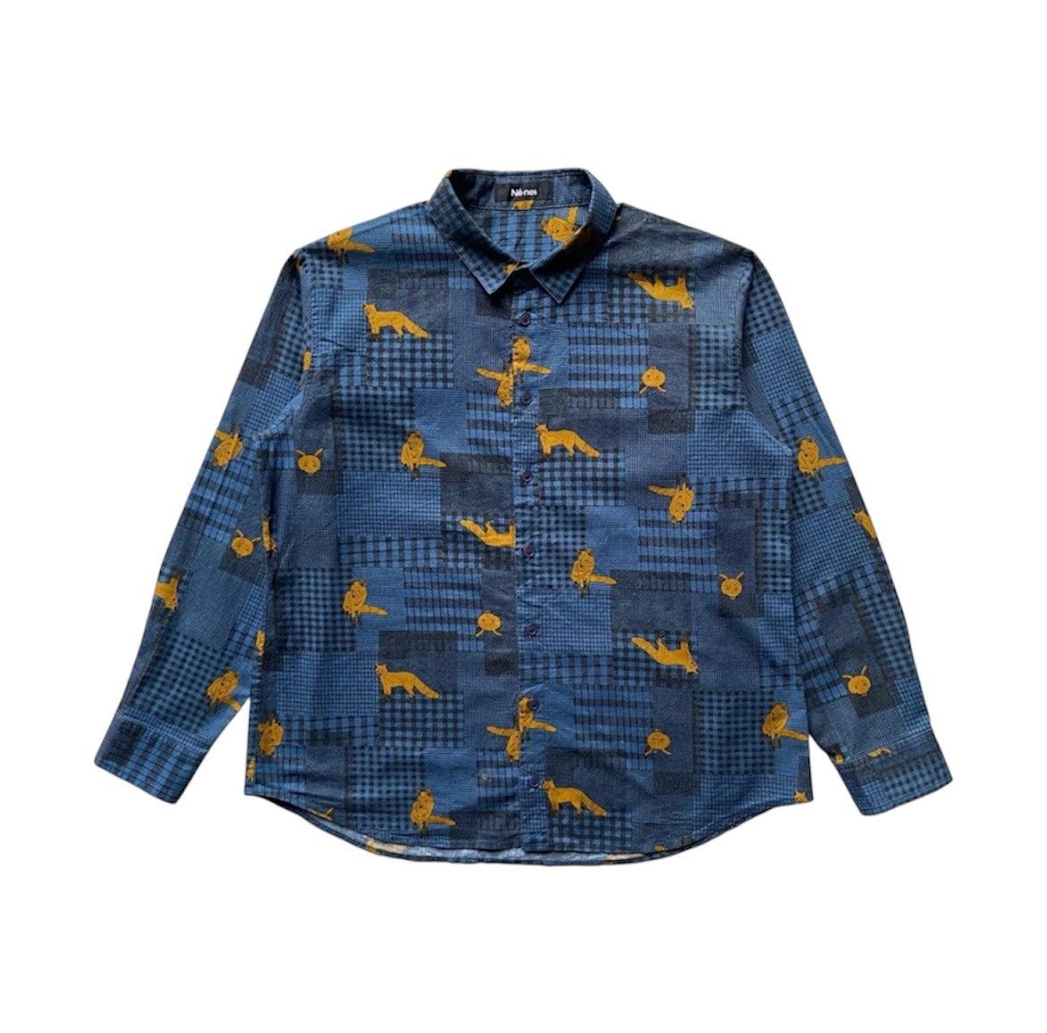 Issey Miyake × Ne-Net × Vintage Vintage Issey Miyake Fox Patern Shirt Size US M / EU 48-50 / 2 - 1 Thumbnail