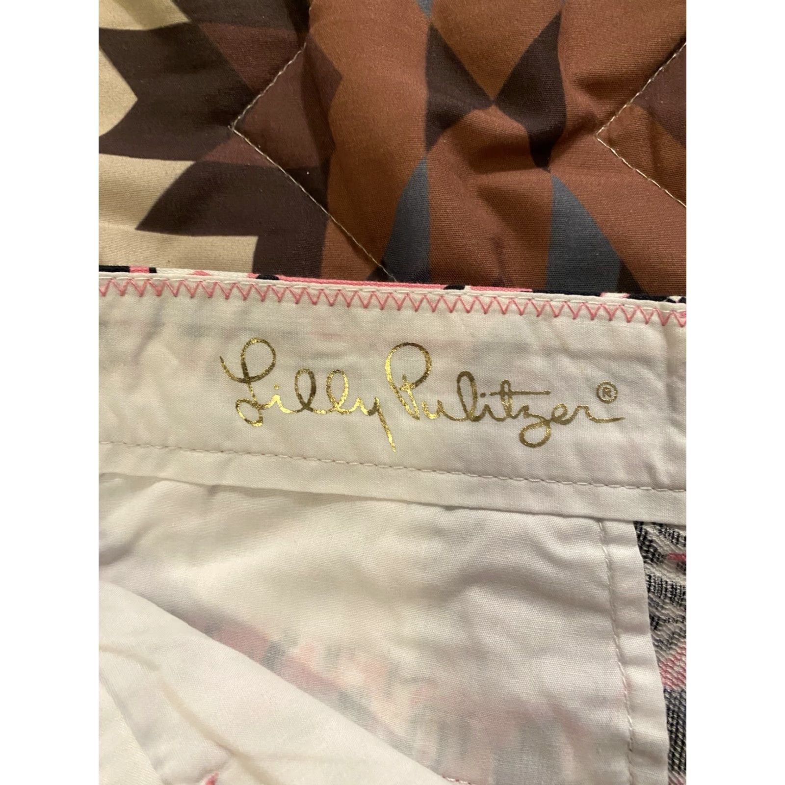 Lilly Pulitzer Lilly Pulitzer Mens Bermuda Shorts Hangin With My Boo Panda Bears Pink 34 Size US 34 / EU 50 - 5 Thumbnail
