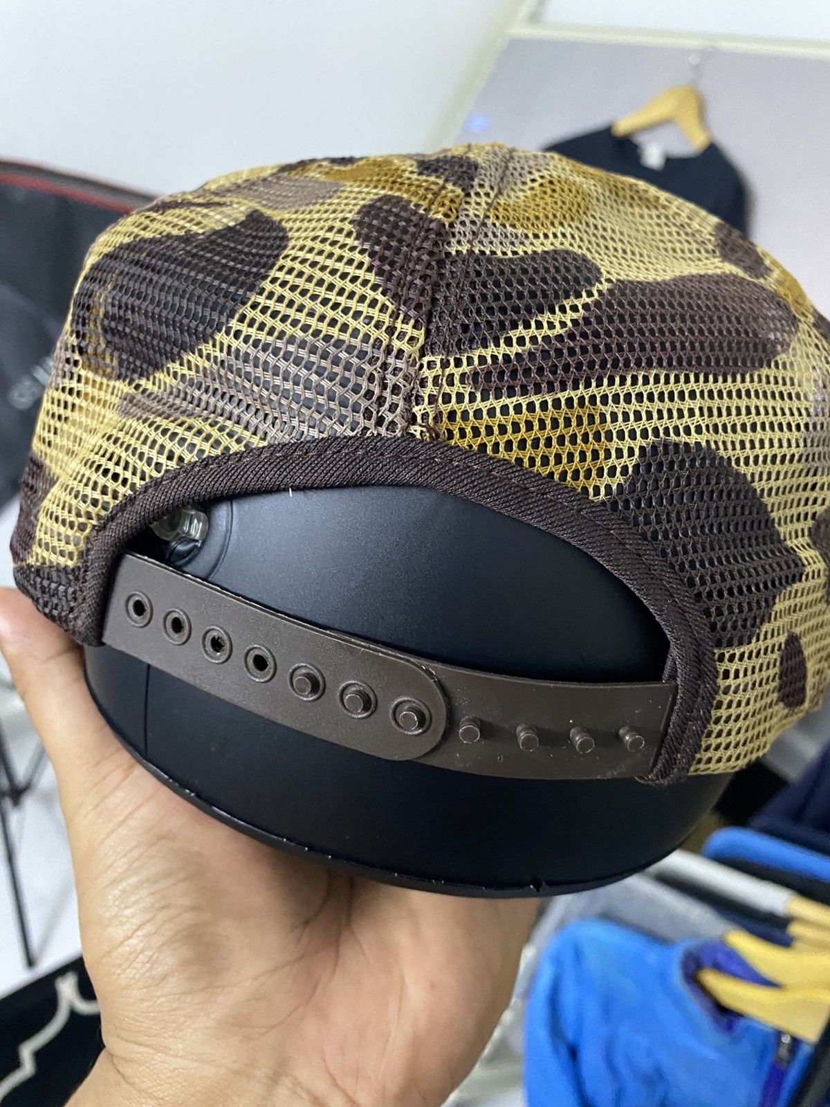 Vintage Beautiful 🔥Vintage 90s Buck stop Trucker Cap Hat Size ONE SIZE - 3 Thumbnail